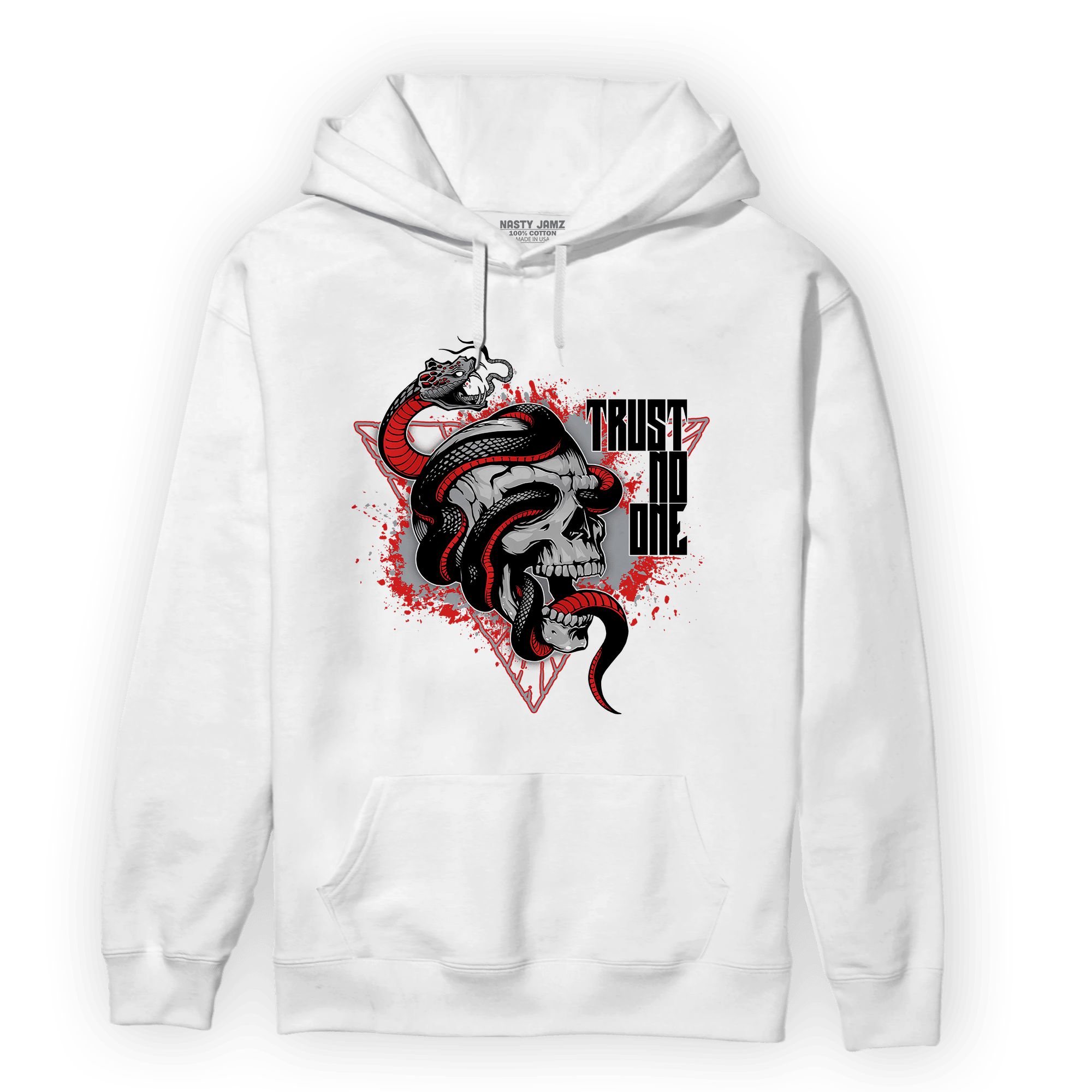 Bred Reimagined 4s Hoodie Match Dont Trust Any - NastyJamz