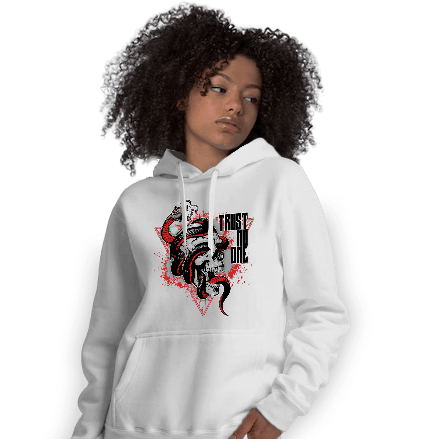 Bred Reimagined 4s Hoodie Match Dont Trust Any - NastyJamz
