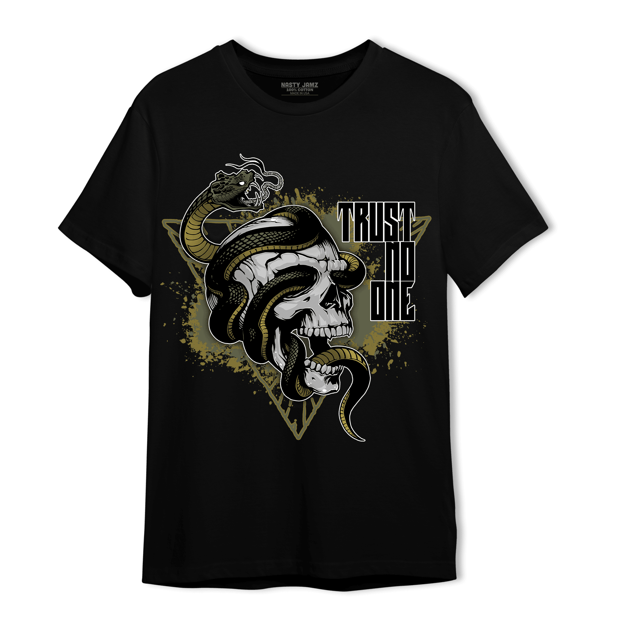 SE Craft Medium Olive 4s T Shirt Match Dont Trust Any - NastyJamz