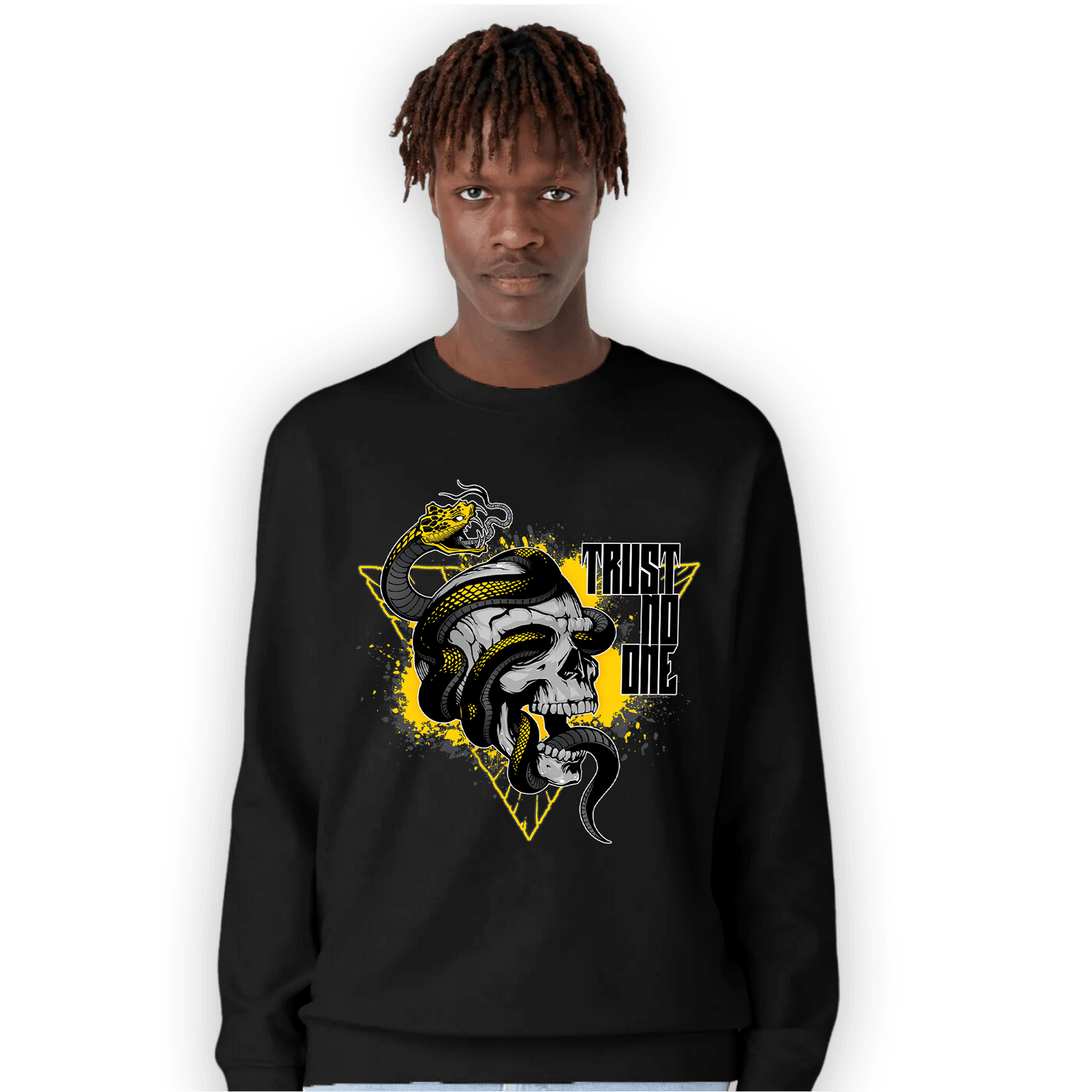 Thunder 4s Sweatshirt Match Dont Trust Any - NastyJamz