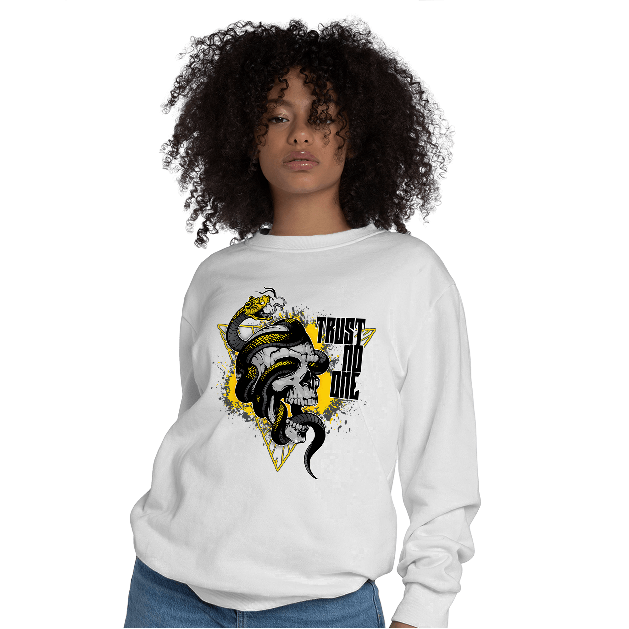 Thunder 4s Sweatshirt Match Dont Trust Any - NastyJamz