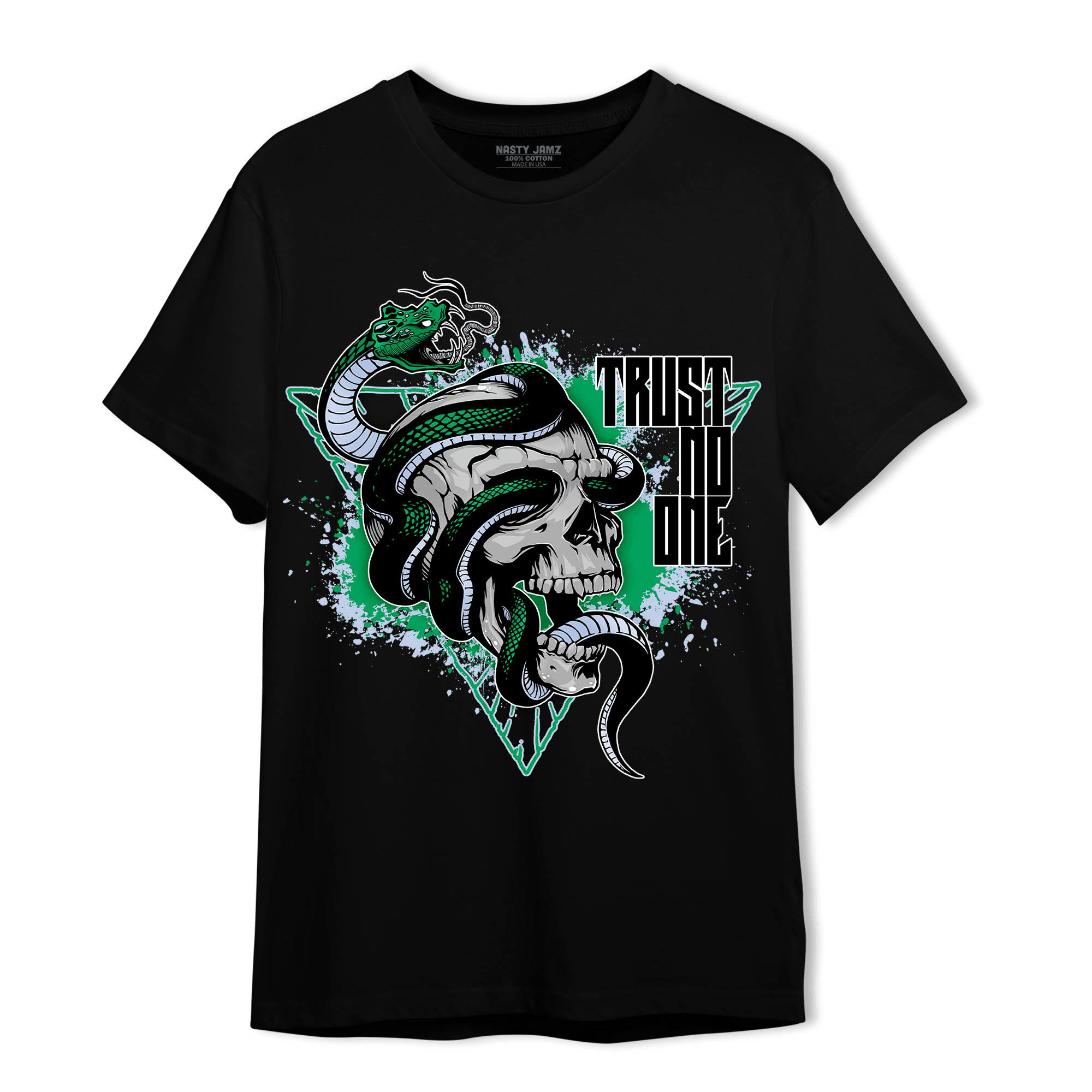 Lucky Green 5s T Shirt Match Dont Trust Any - NastyJamz