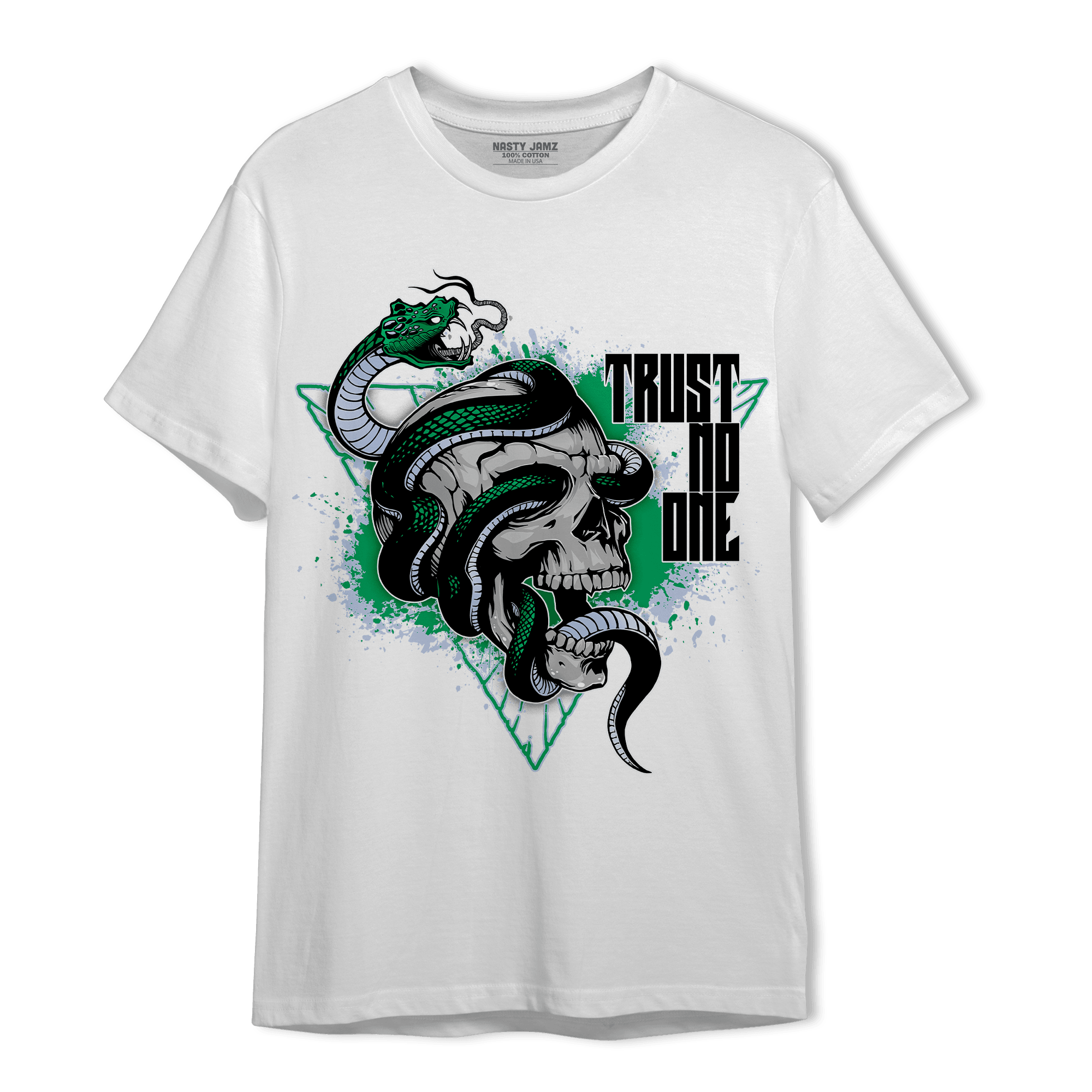 Lucky Green 5s T Shirt Match Dont Trust Any - NastyJamz