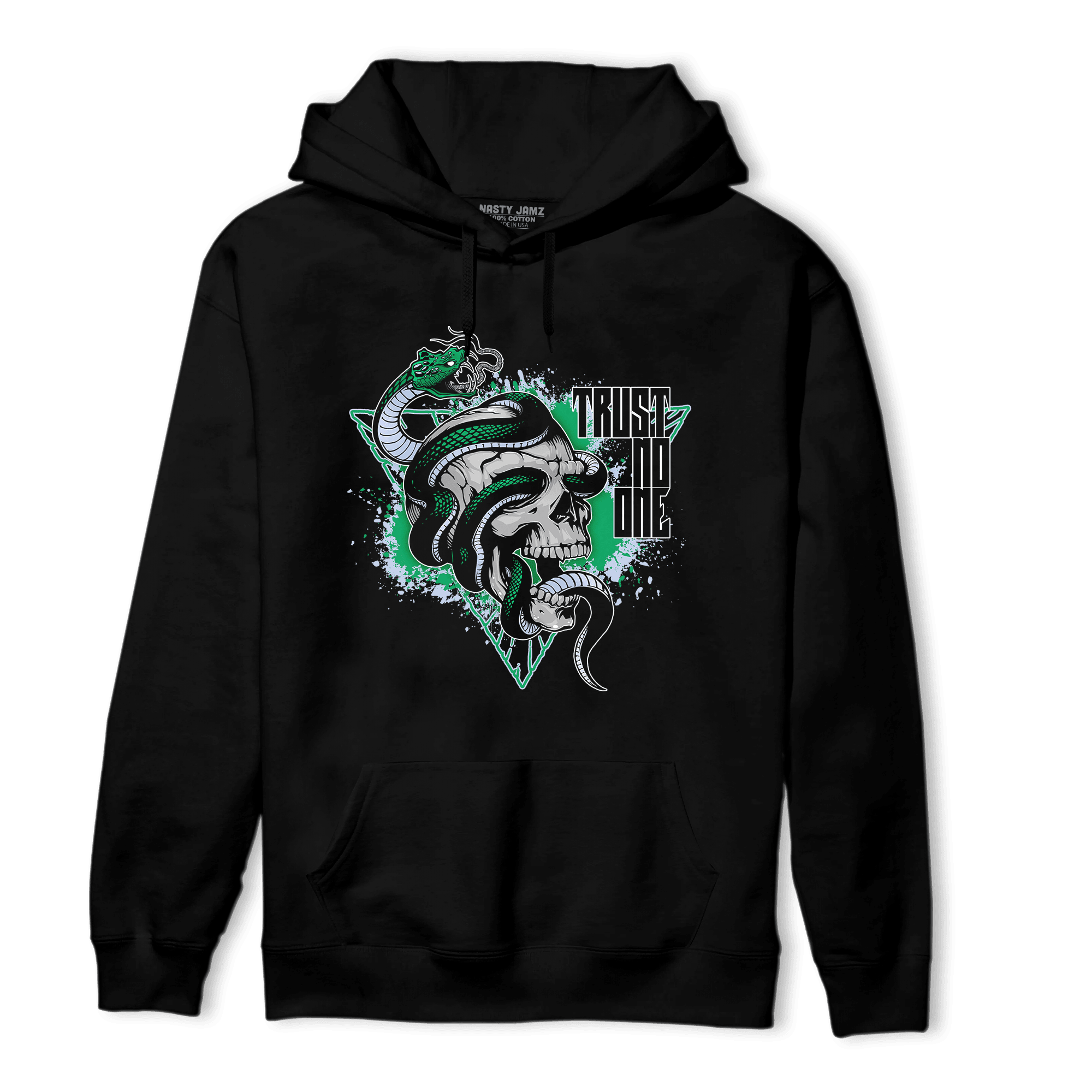 Lucky Green 5s Hoodie Match Dont Trust Any - NastyJamz
