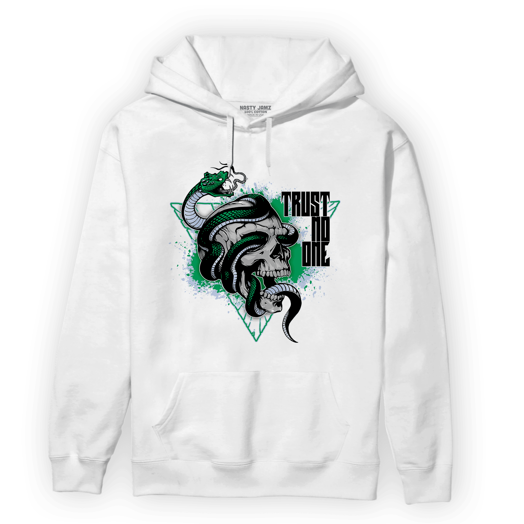 Lucky Green 5s Hoodie Match Dont Trust Any - NastyJamz
