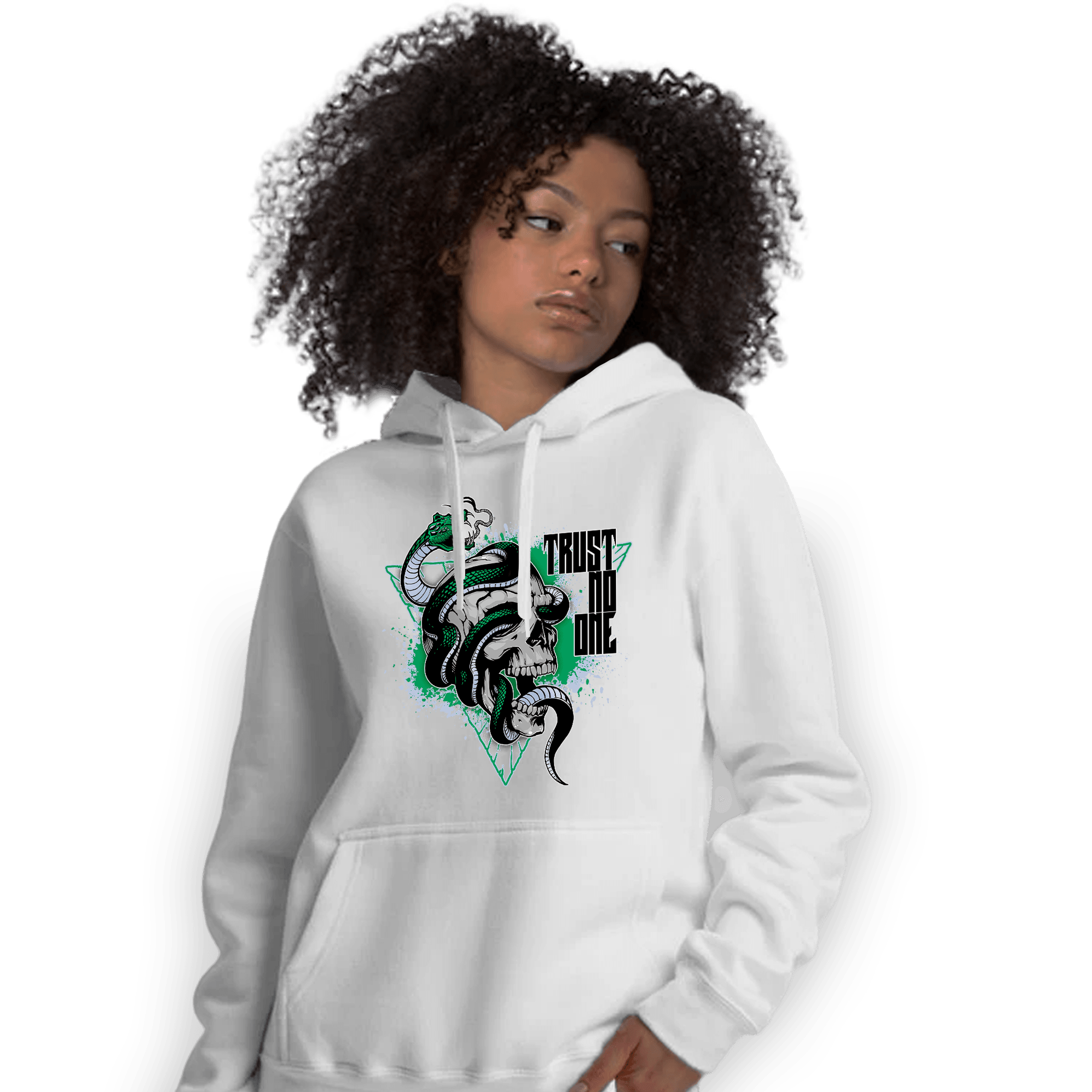 Lucky Green 5s Hoodie Match Dont Trust Any - NastyJamz