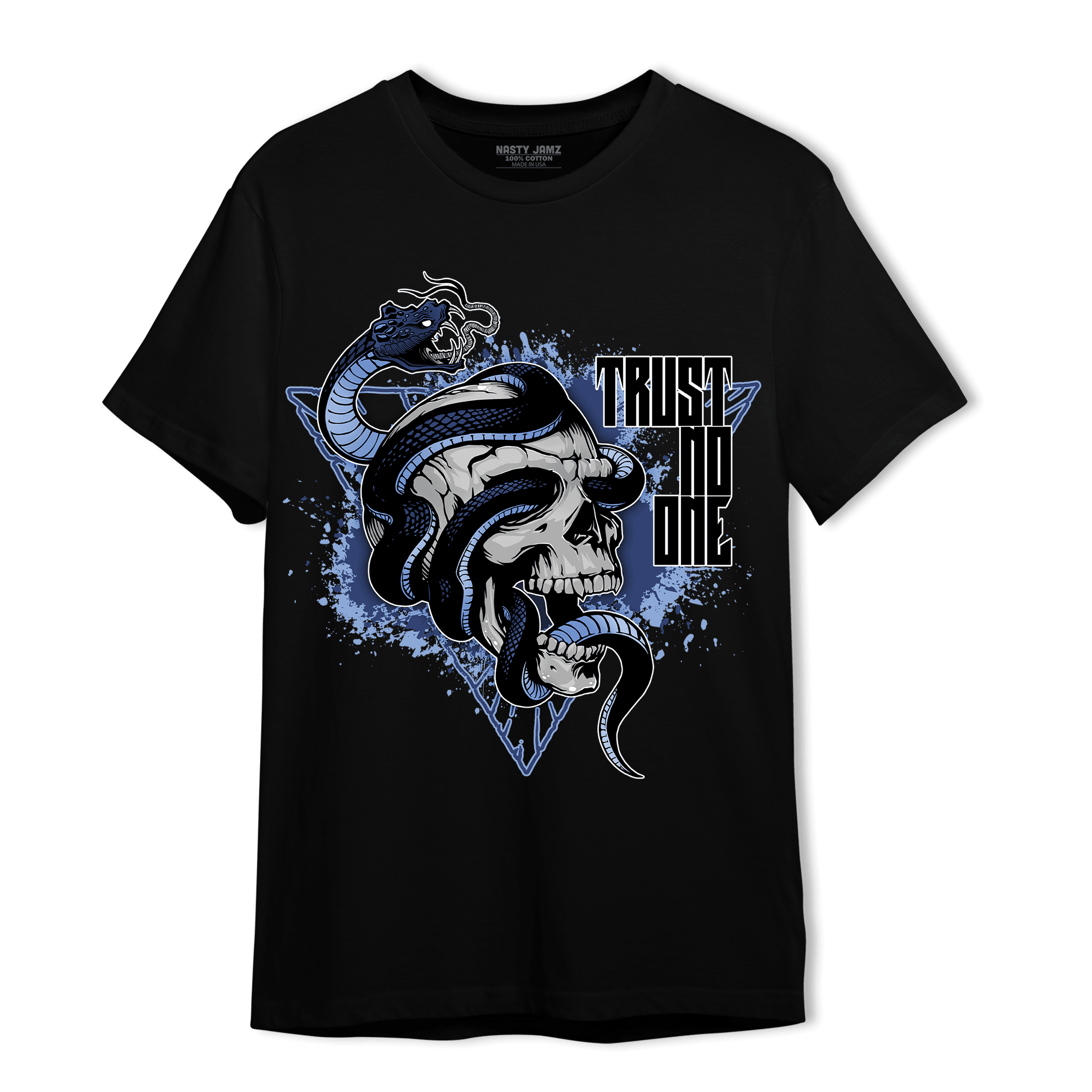 Midnight Navy 5s T Shirt Match Dont Trust Any - NastyJamz