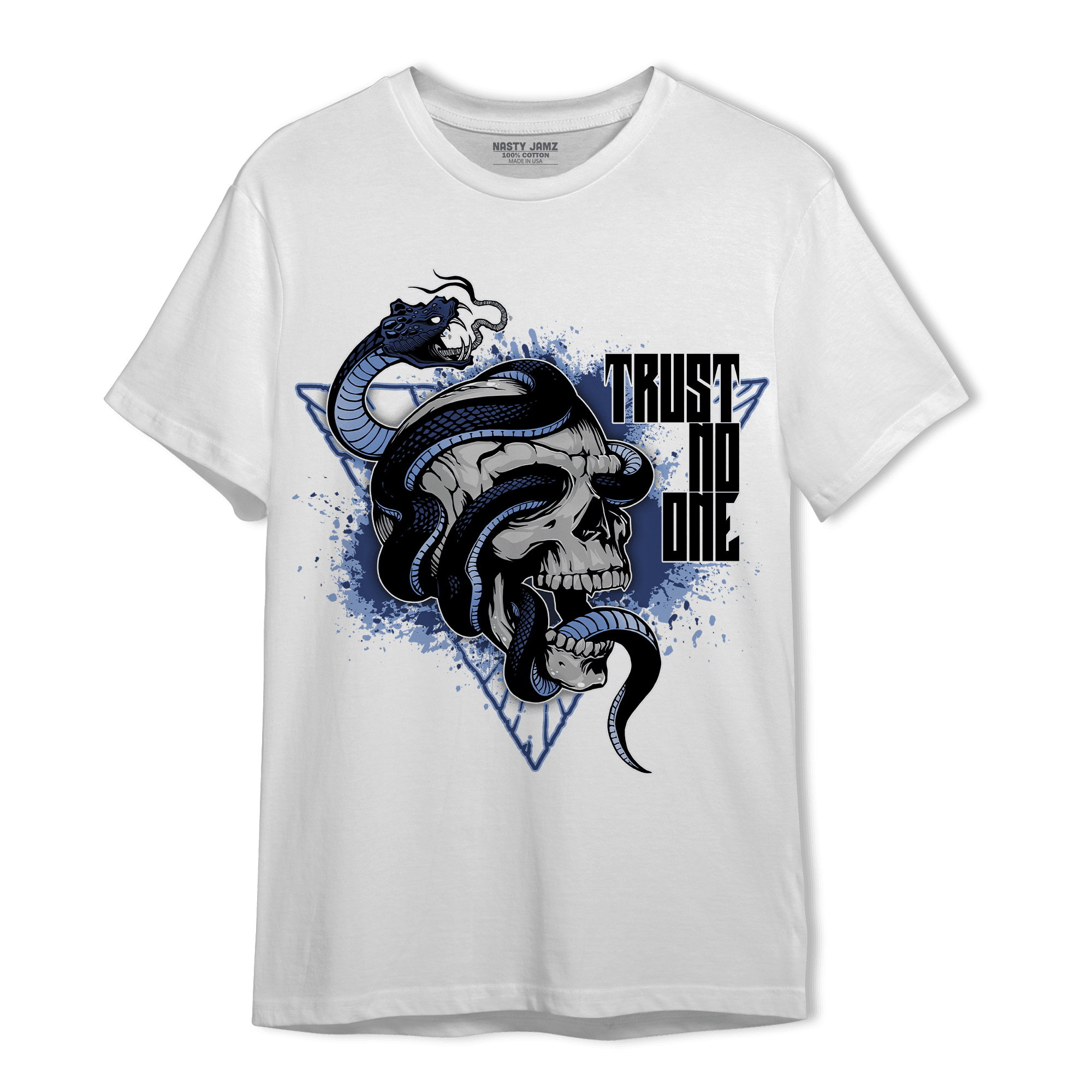 Midnight Navy 5s T Shirt Match Dont Trust Any - NastyJamz