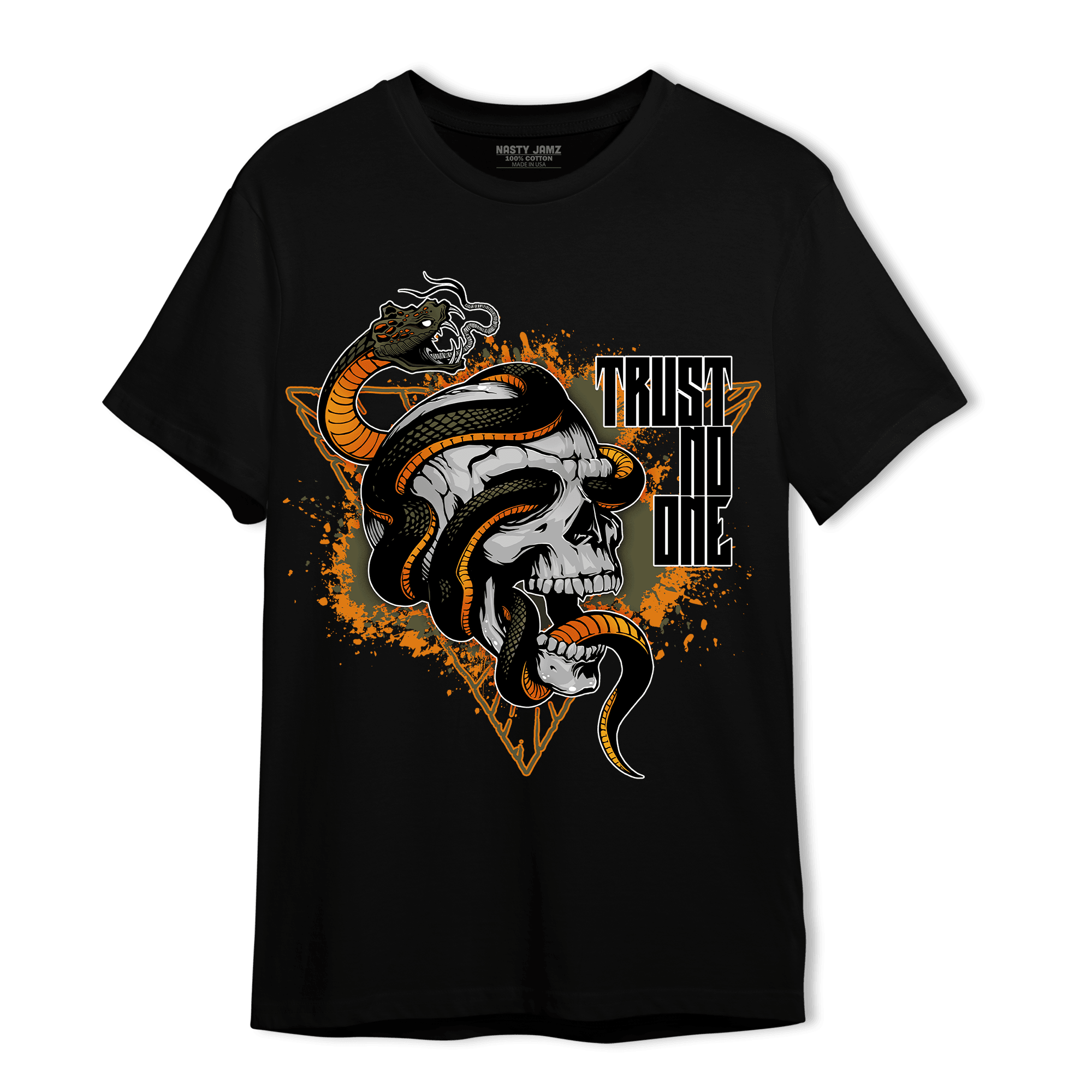 Olive 5s T Shirt Match Dont Trust Any - NastyJamz
