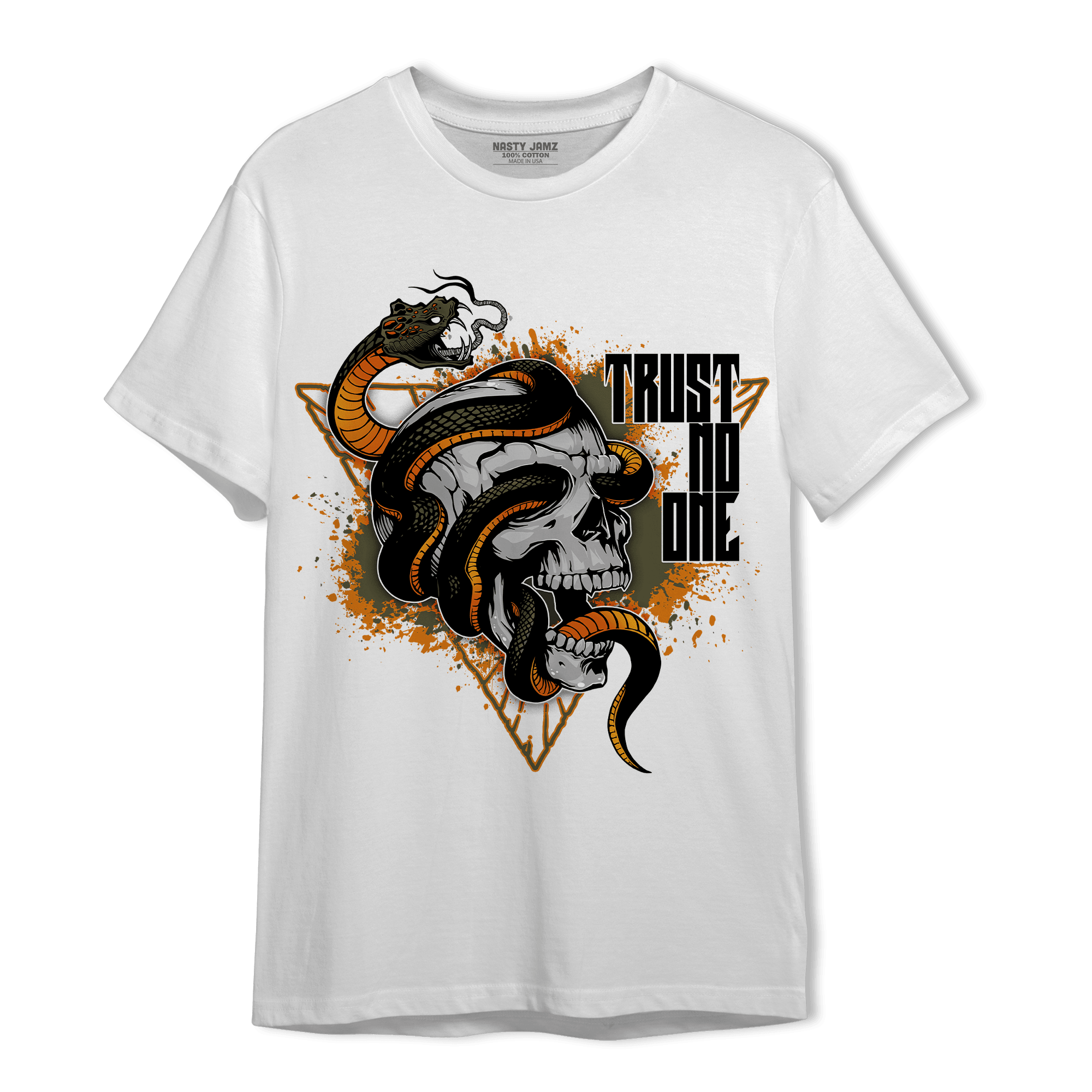 Olive 5s T Shirt Match Dont Trust Any - NastyJamz