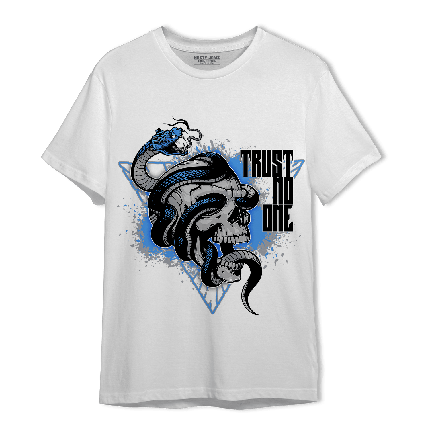 University Blue 5s T Shirt Match Dont Trust Any - NastyJamz