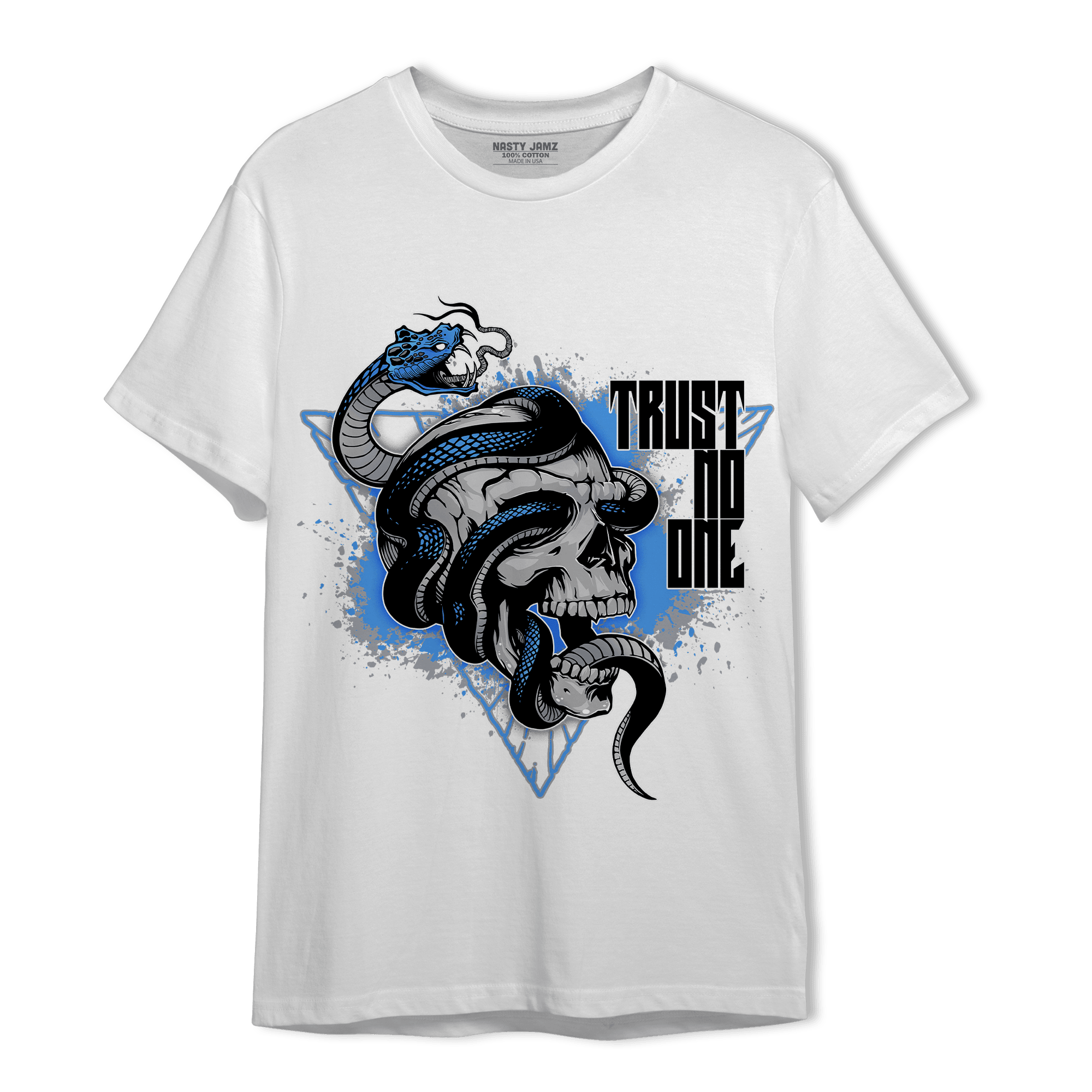 University Blue 5s T Shirt Match Dont Trust Any - NastyJamz