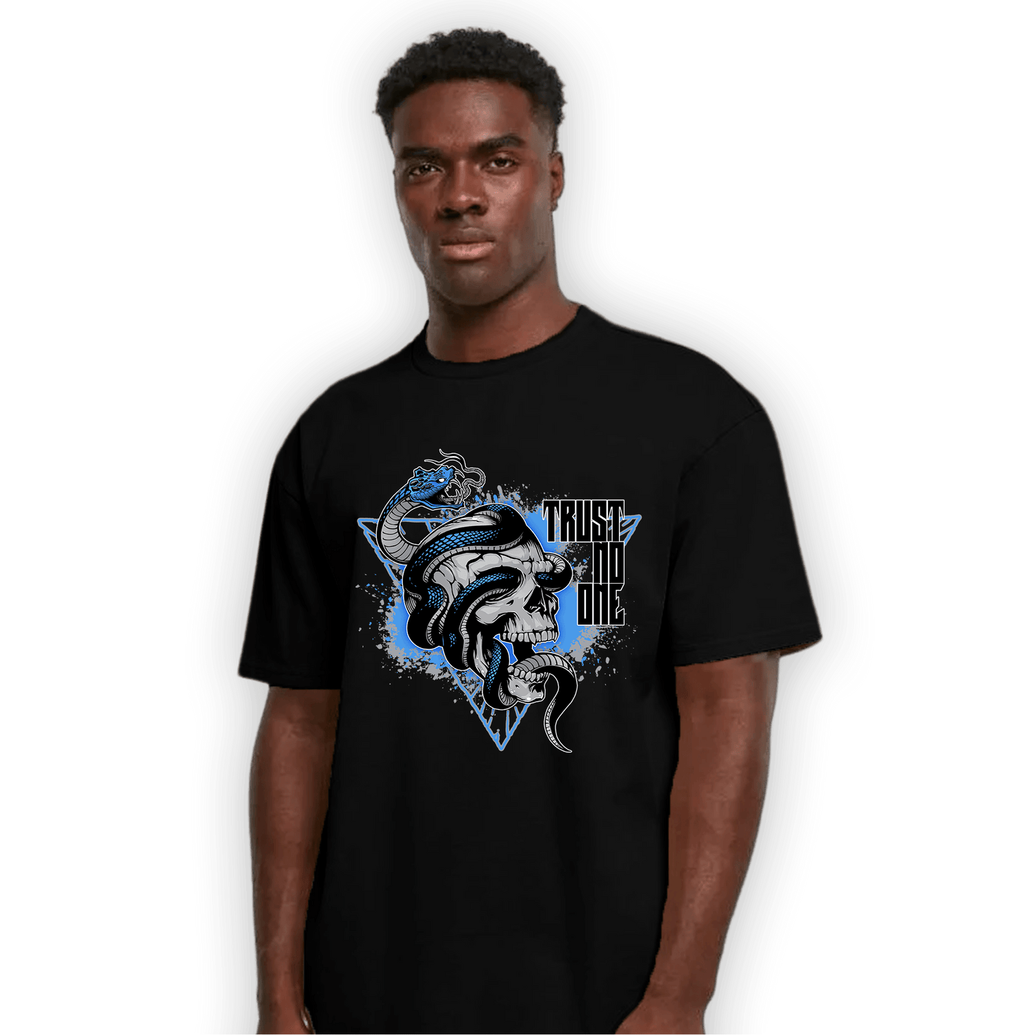 University Blue 5s T Shirt Match Dont Trust Any - NastyJamz