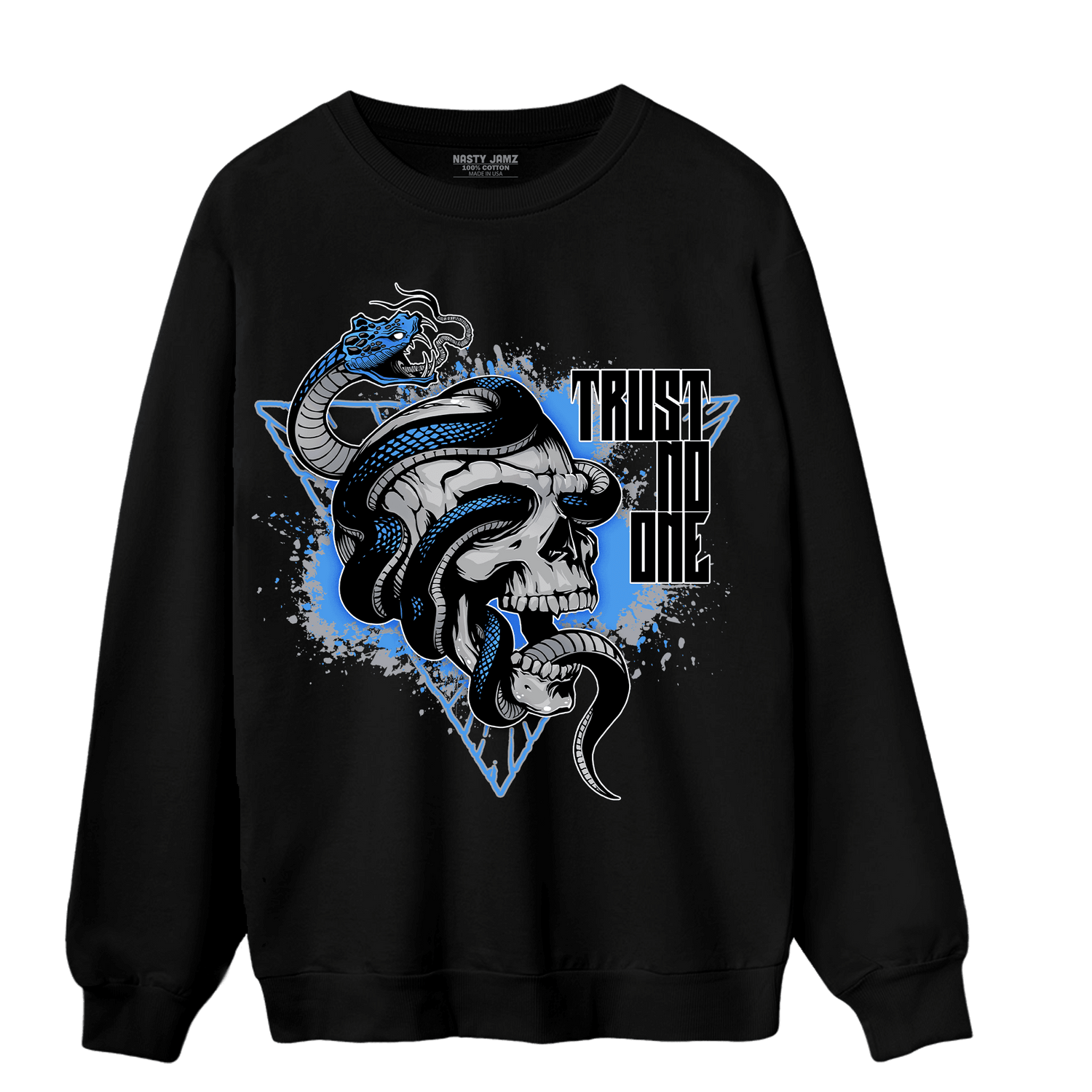 University Blue 5s Sweatshirt Match Dont Trust Any - NastyJamz