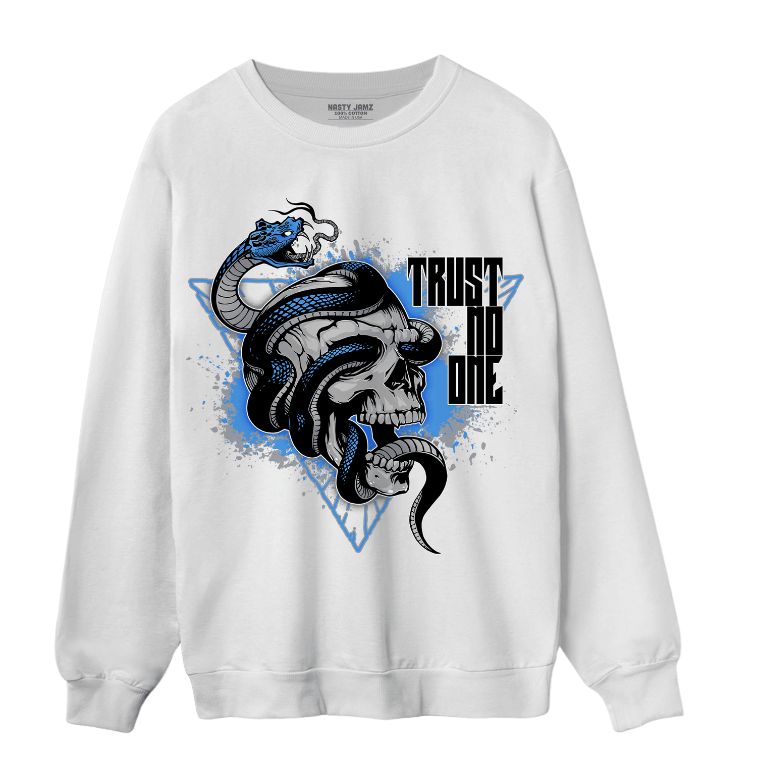 University Blue 5s Sweatshirt Match Dont Trust Any - NastyJamz