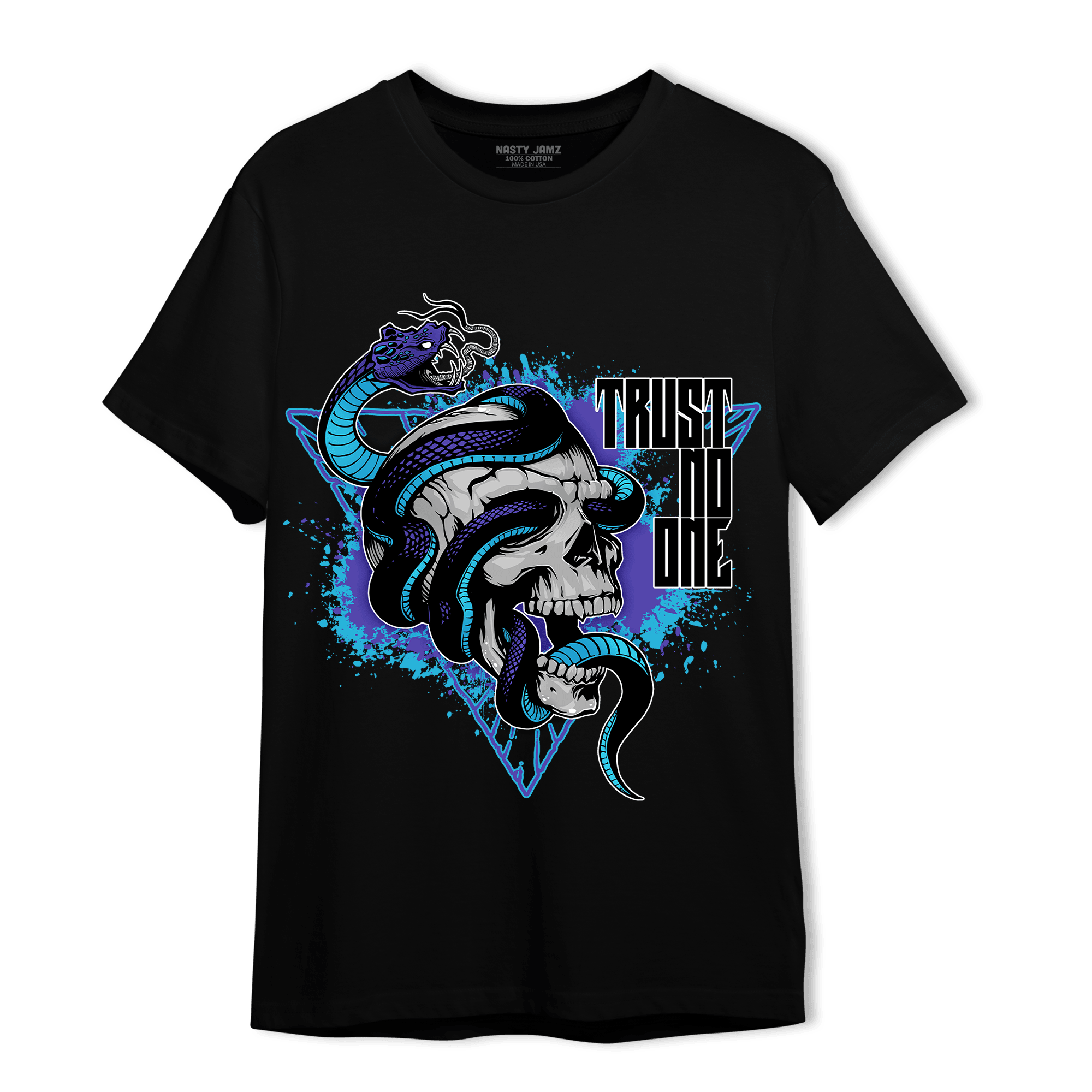 Aqua 6s T Shirt Match Dont Trust Any - NastyJamz