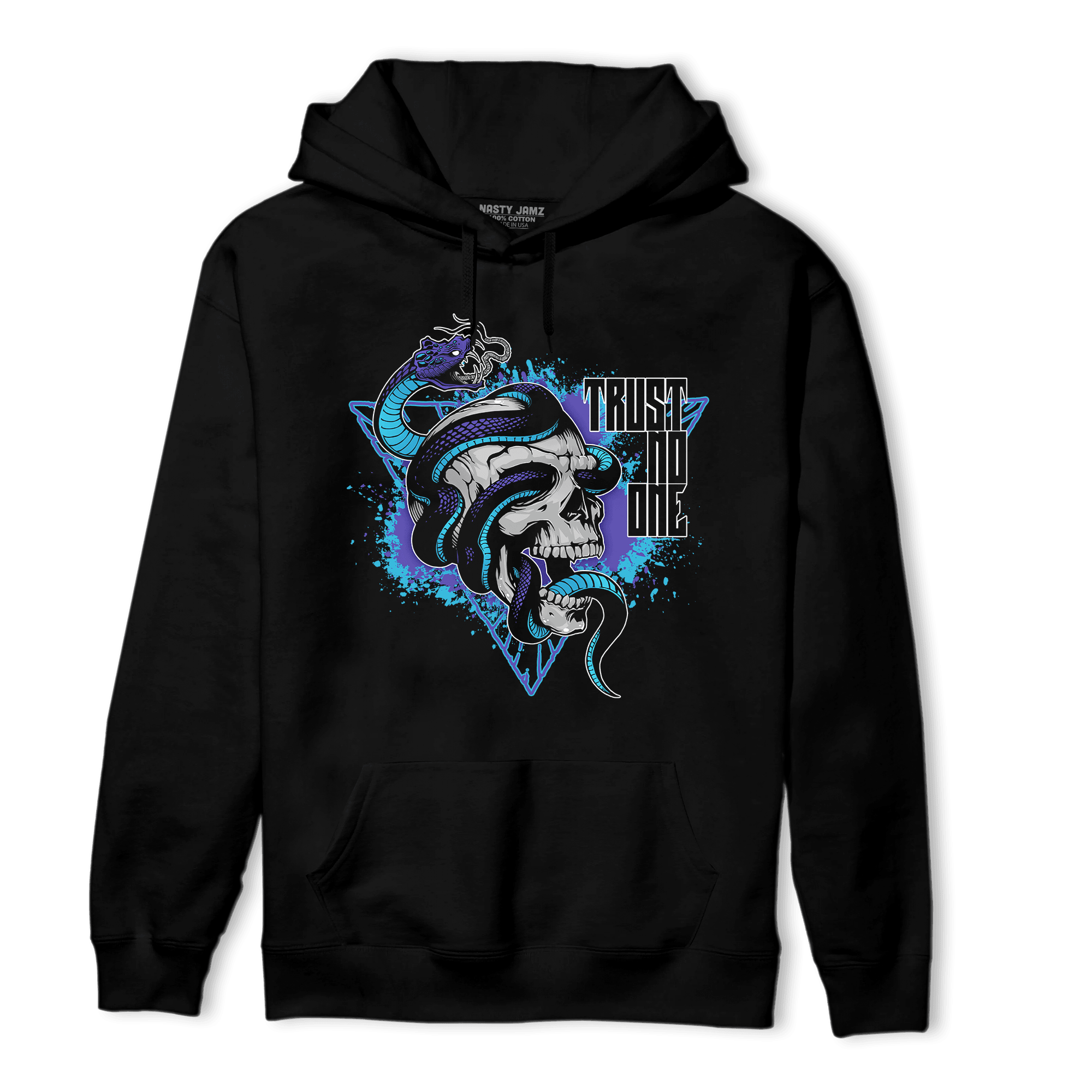 Aqua 6s Hoodie Match Dont Trust Any - NastyJamz