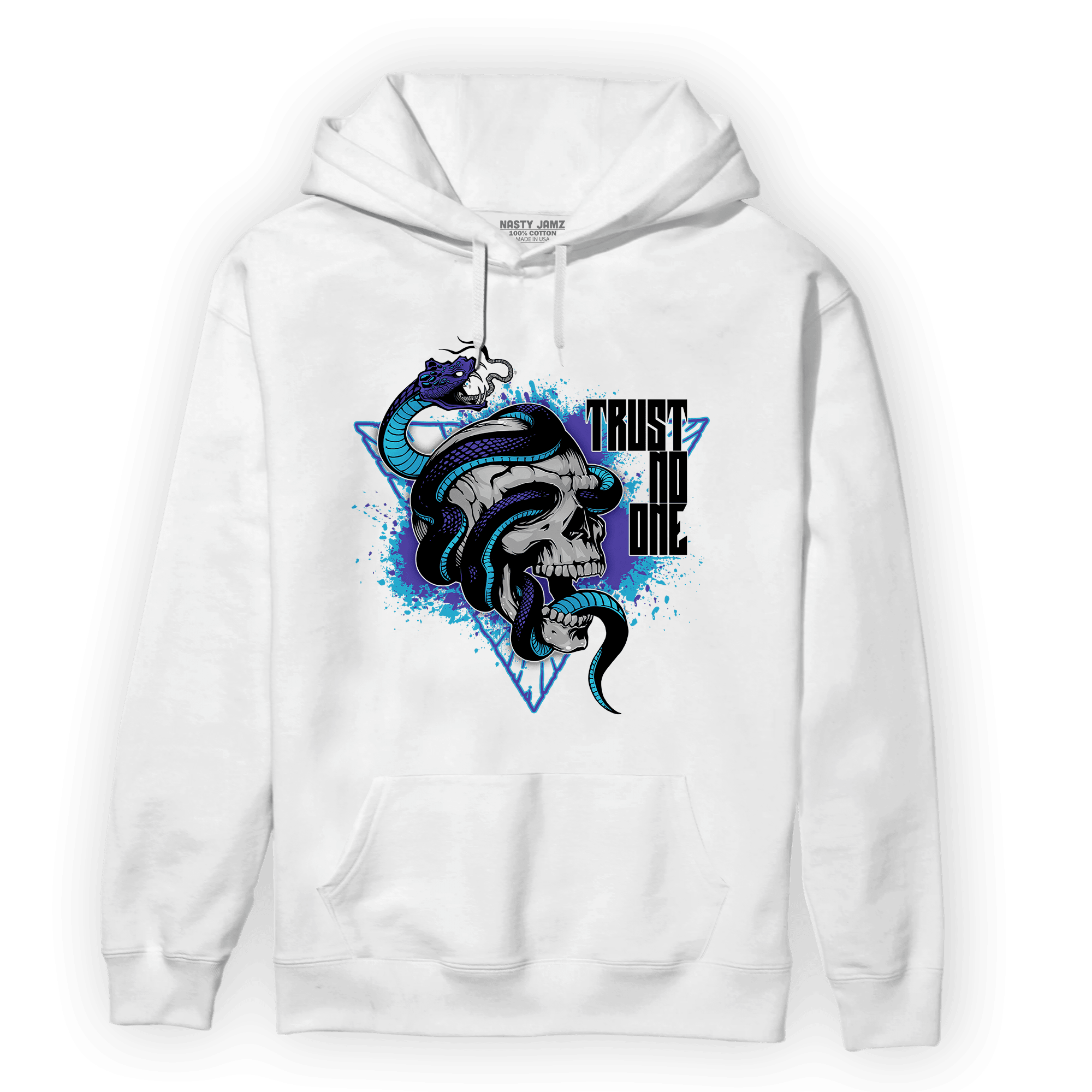 Aqua 6s Hoodie Match Dont Trust Any - NastyJamz
