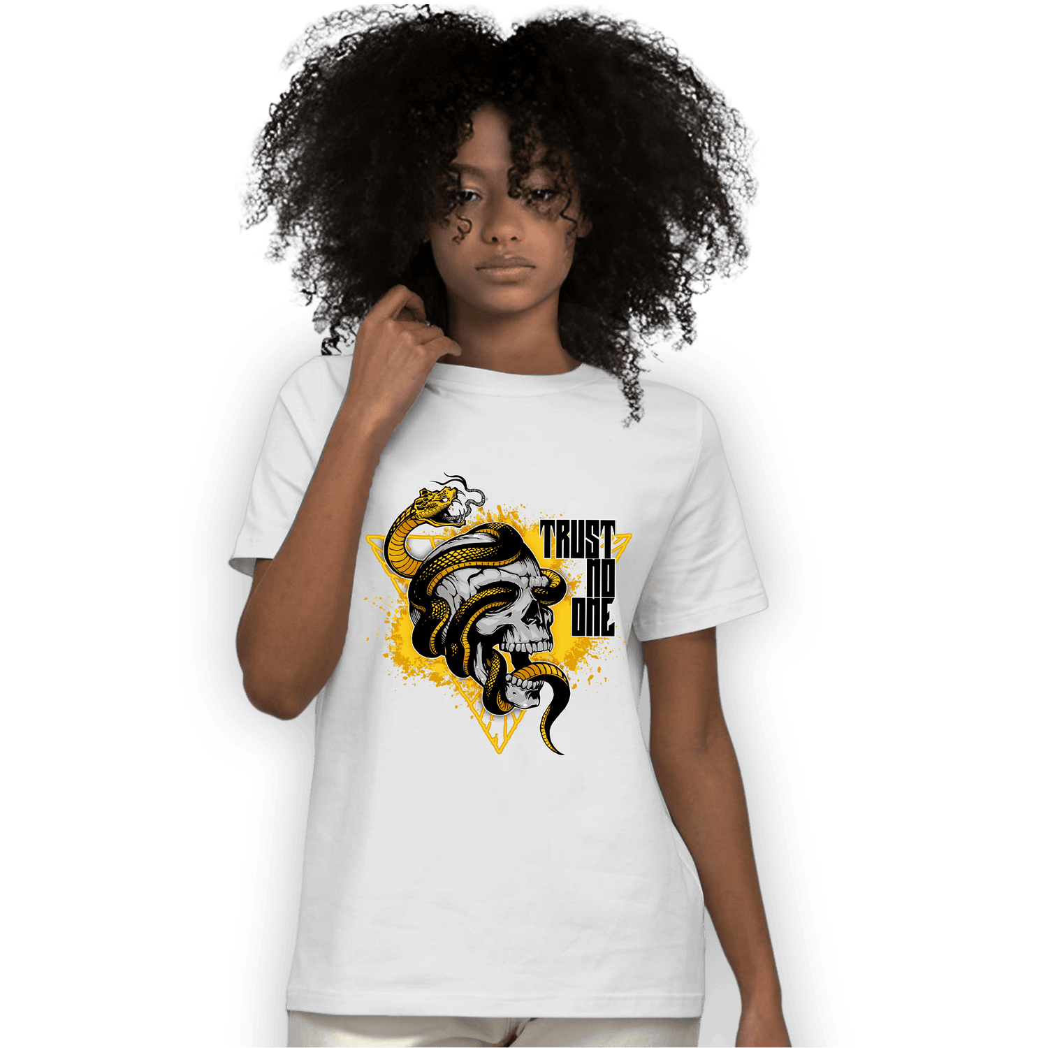 Yellow Ochre 6s T Shirt Match Dont Trust Any - NastyJamz