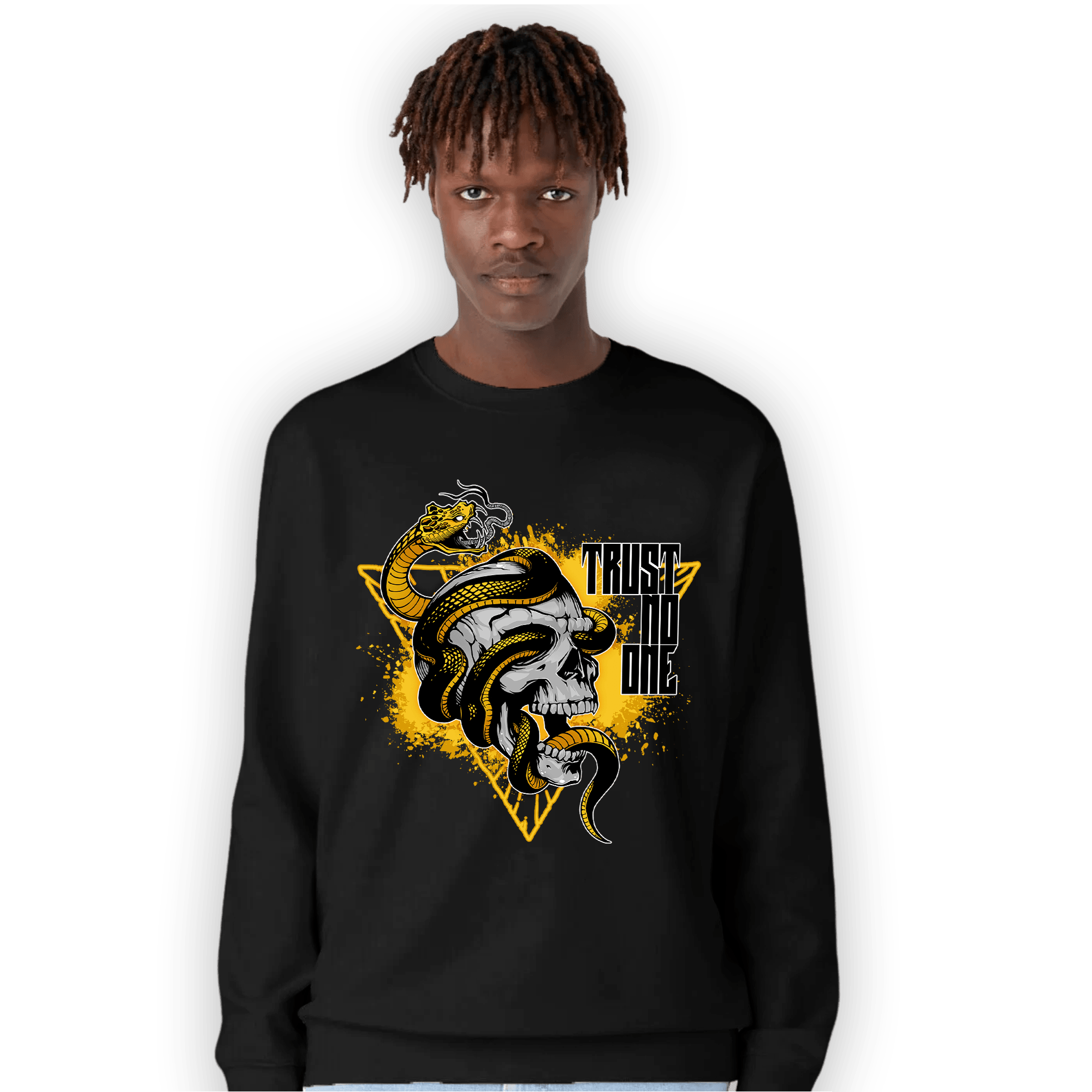 Yellow Ochre 6s Sweatshirt Match Dont Trust Any - NastyJamz