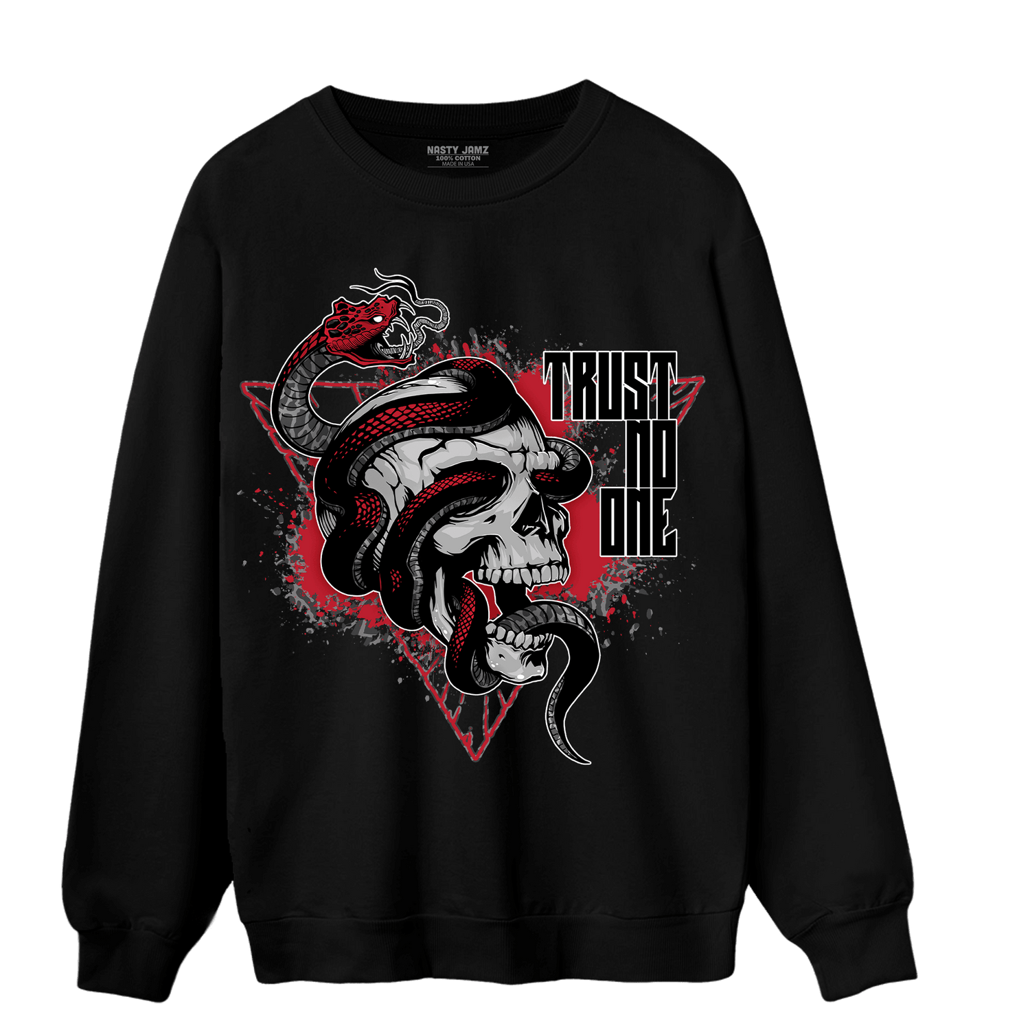 Spizike Low Bred Sweatshirt Match Dont Trust Any - NastyJamz