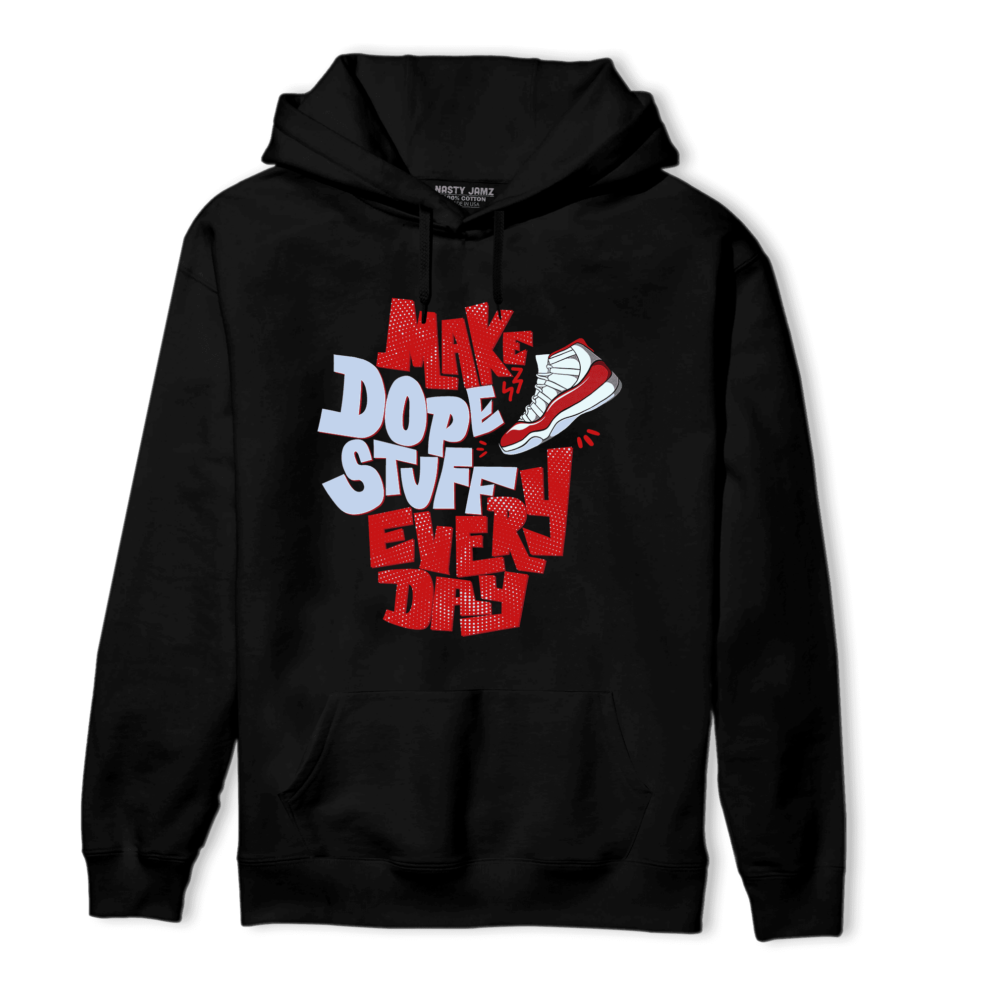 Cherry 11s Hoodie Match Dope Sneaker - NastyJamz