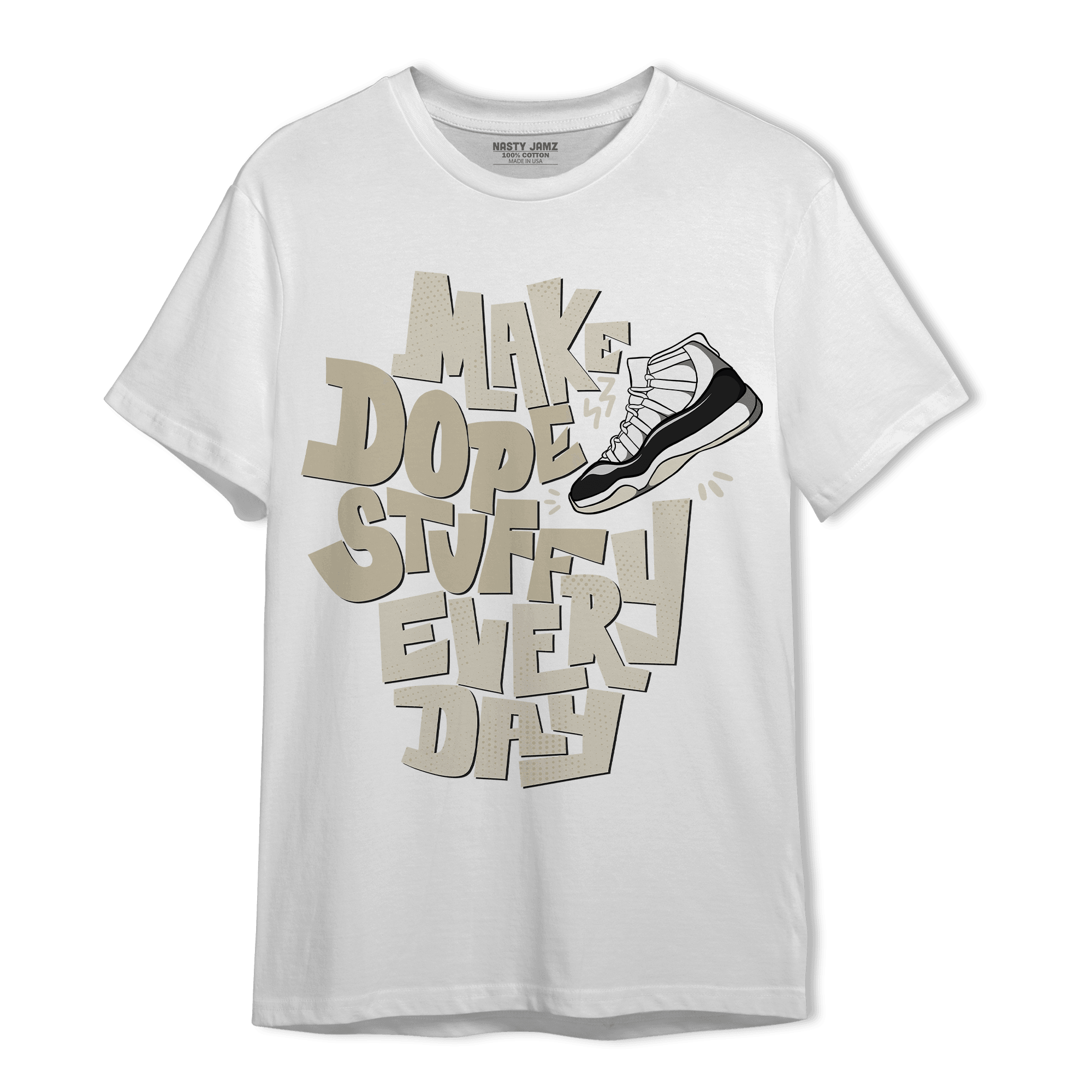 Gratitude 11s T Shirt Match Dope Sneaker - NastyJamz
