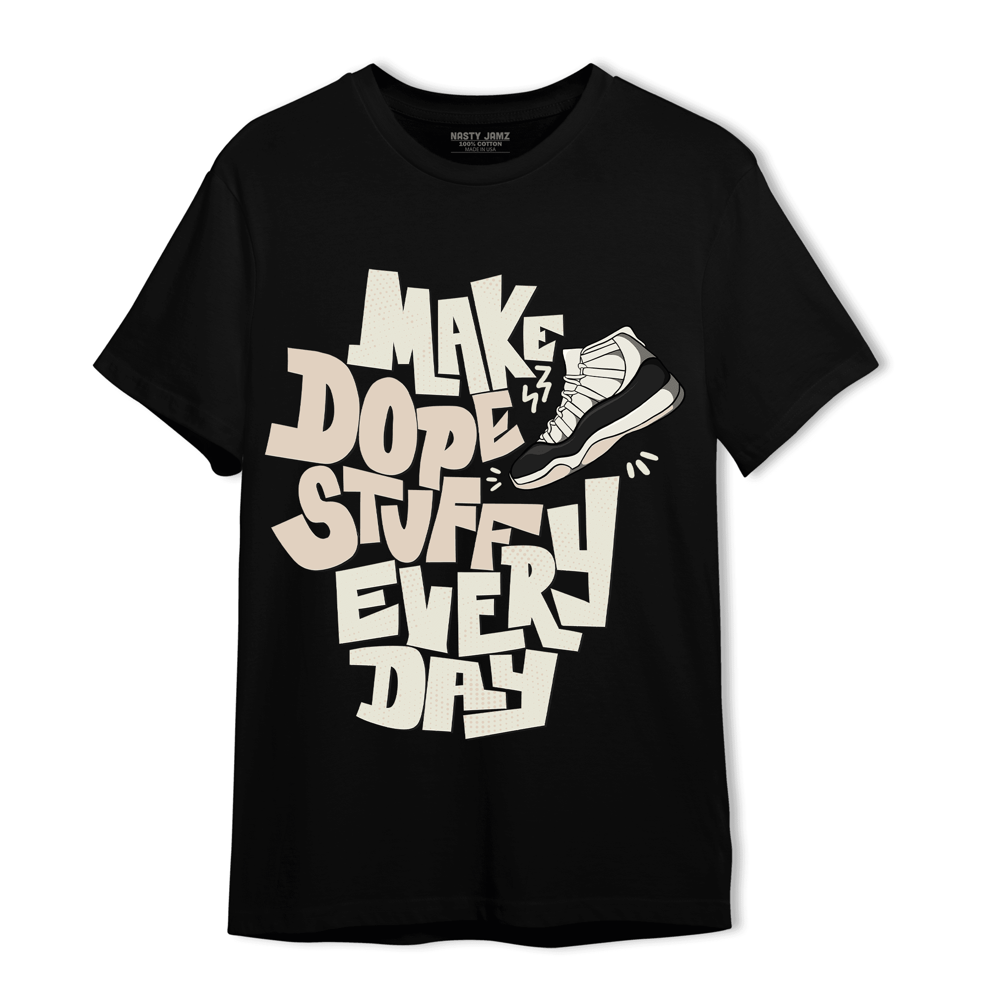 Neapolitan 11s T Shirt Match Dope Sneaker - NastyJamz