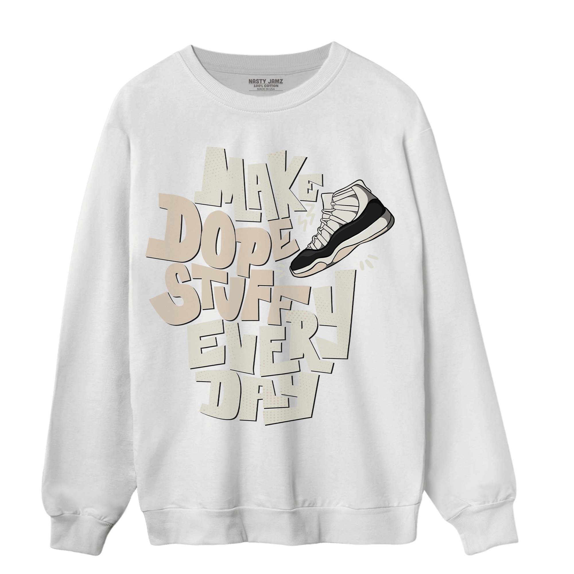 Neapolitan 11s Sweatshirt Match Dope Sneaker - NastyJamz