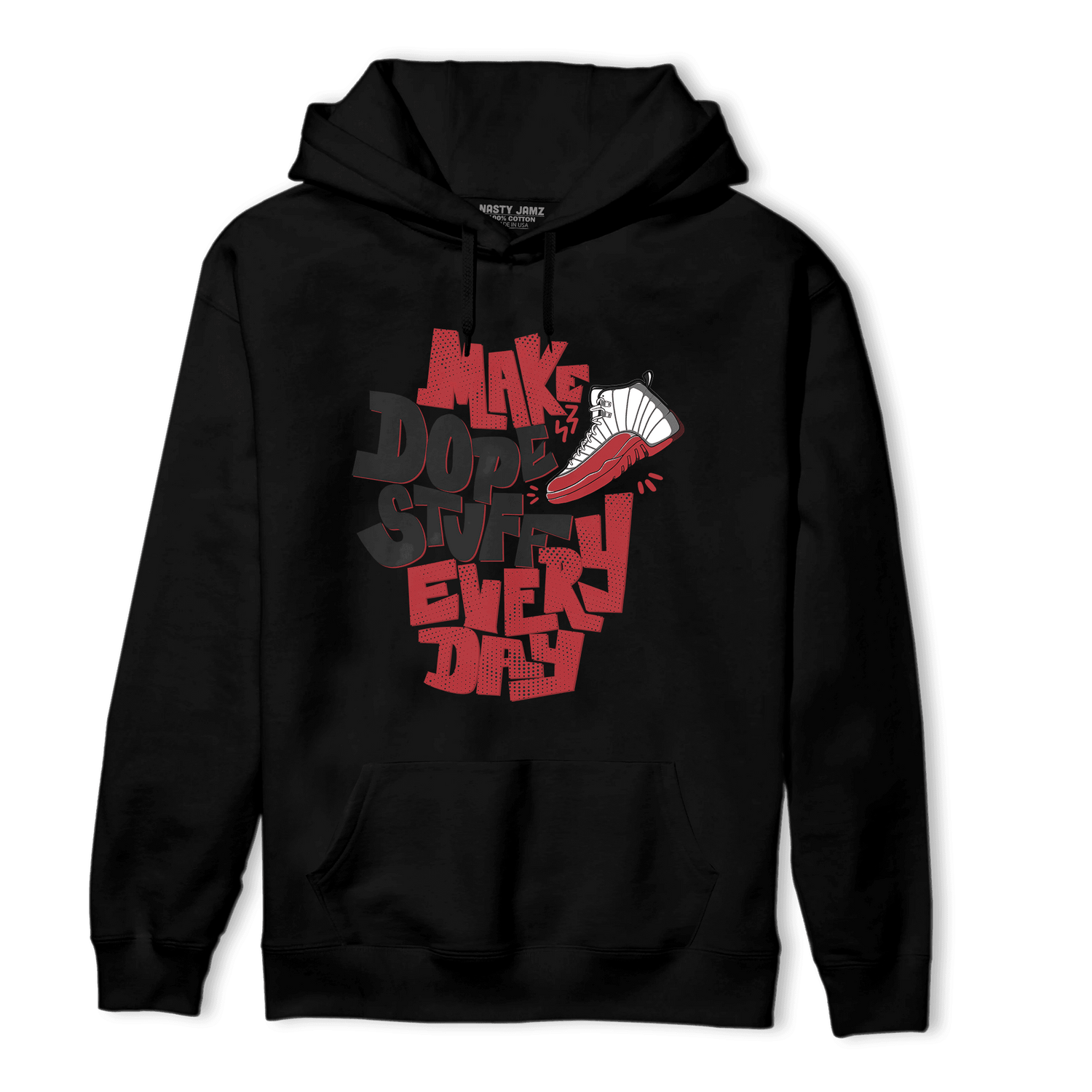 Cherry 12s Hoodie Match Dope Sneaker - NastyJamz