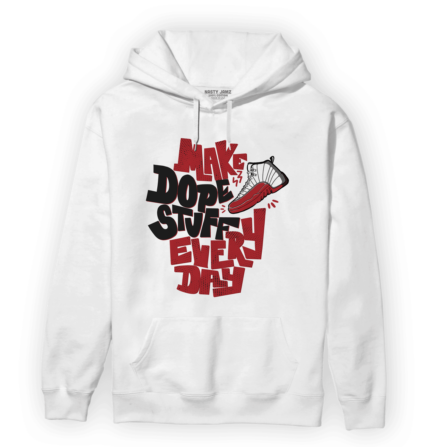 Cherry 12s Hoodie Match Dope Sneaker - NastyJamz