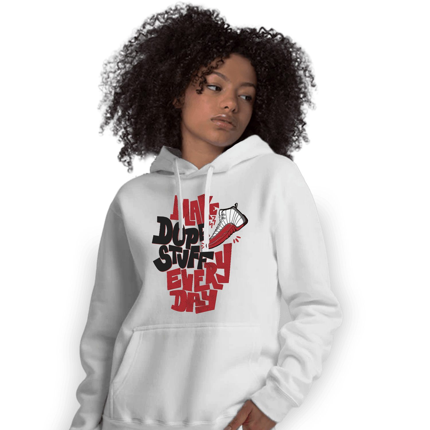 Cherry 12s Hoodie Match Dope Sneaker - NastyJamz