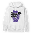 Field Purple 12s Hoodie Match Dope Sneaker - NastyJamz