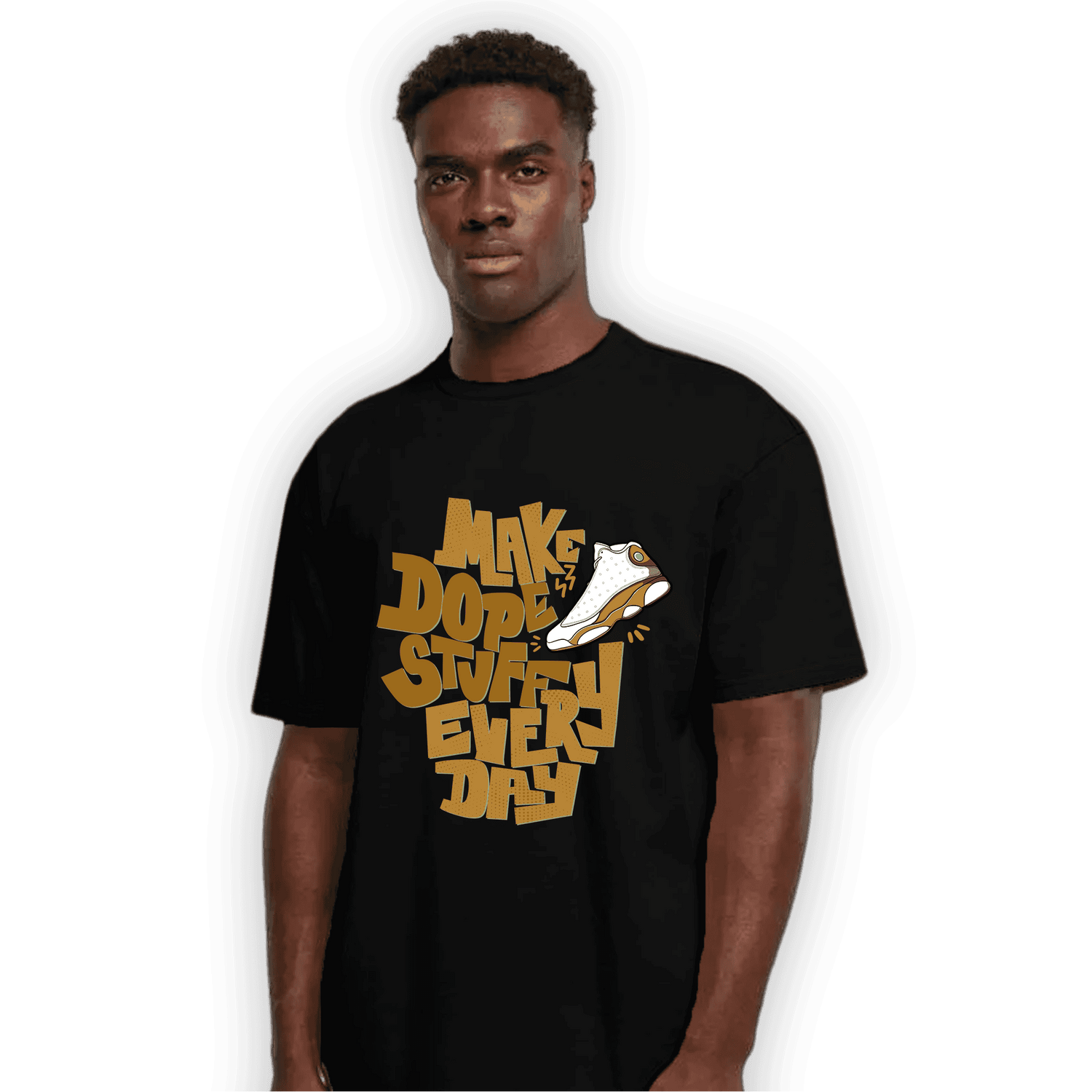 Wheat 13s T Shirt Match Dope Sneaker - NastyJamz