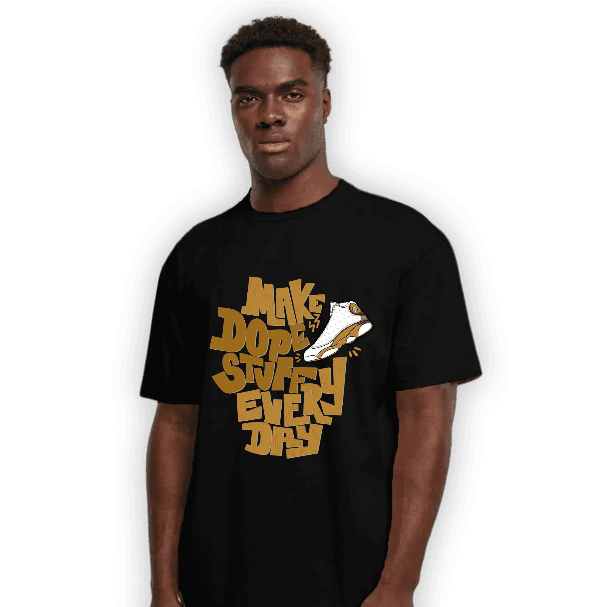 Wheat 13s T Shirt Match Dope Sneaker - NastyJamz