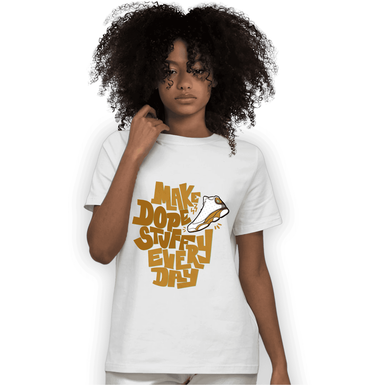 Wheat 13s T Shirt Match Dope Sneaker - NastyJamz