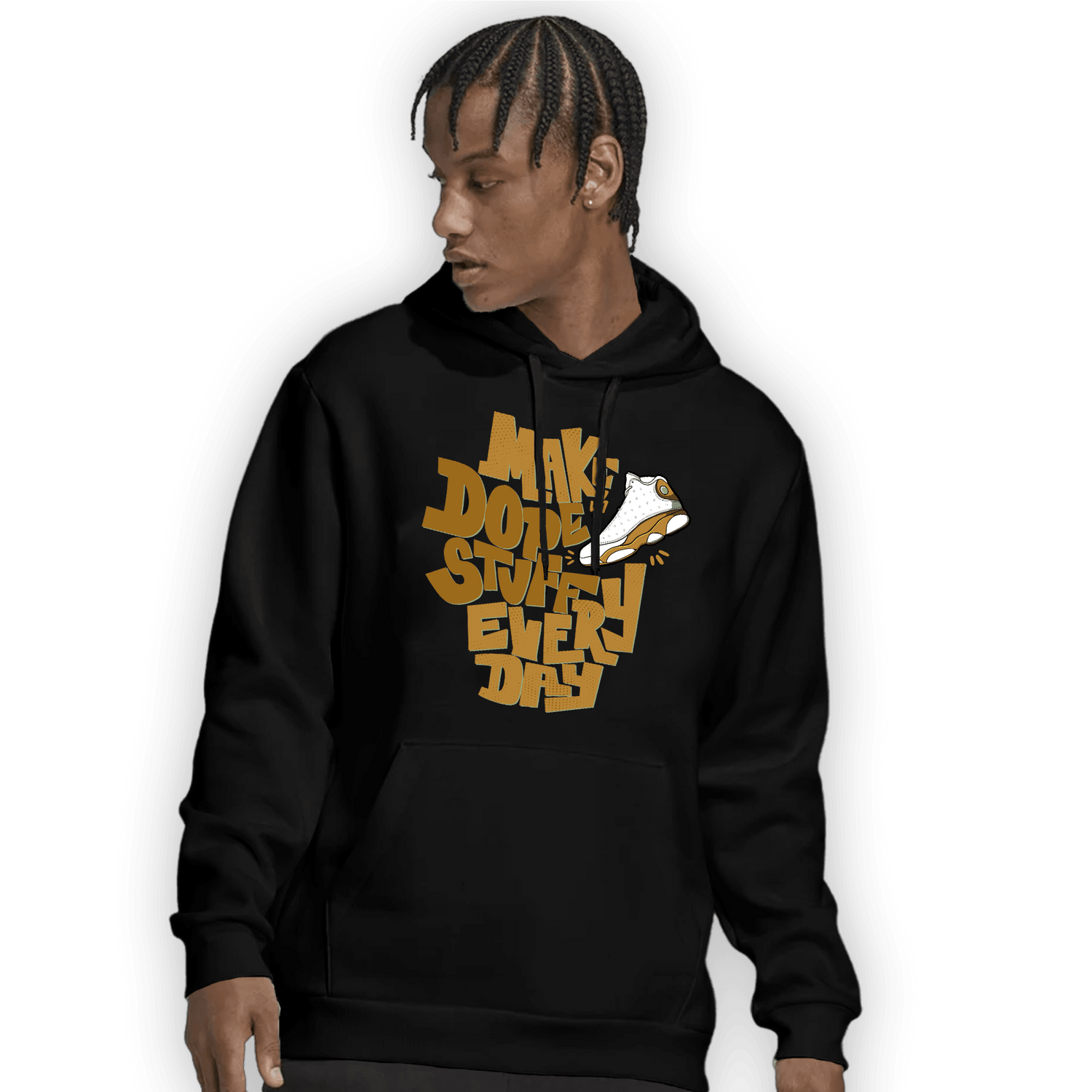 Wheat 13s Hoodie Match Dope Sneaker - NastyJamz
