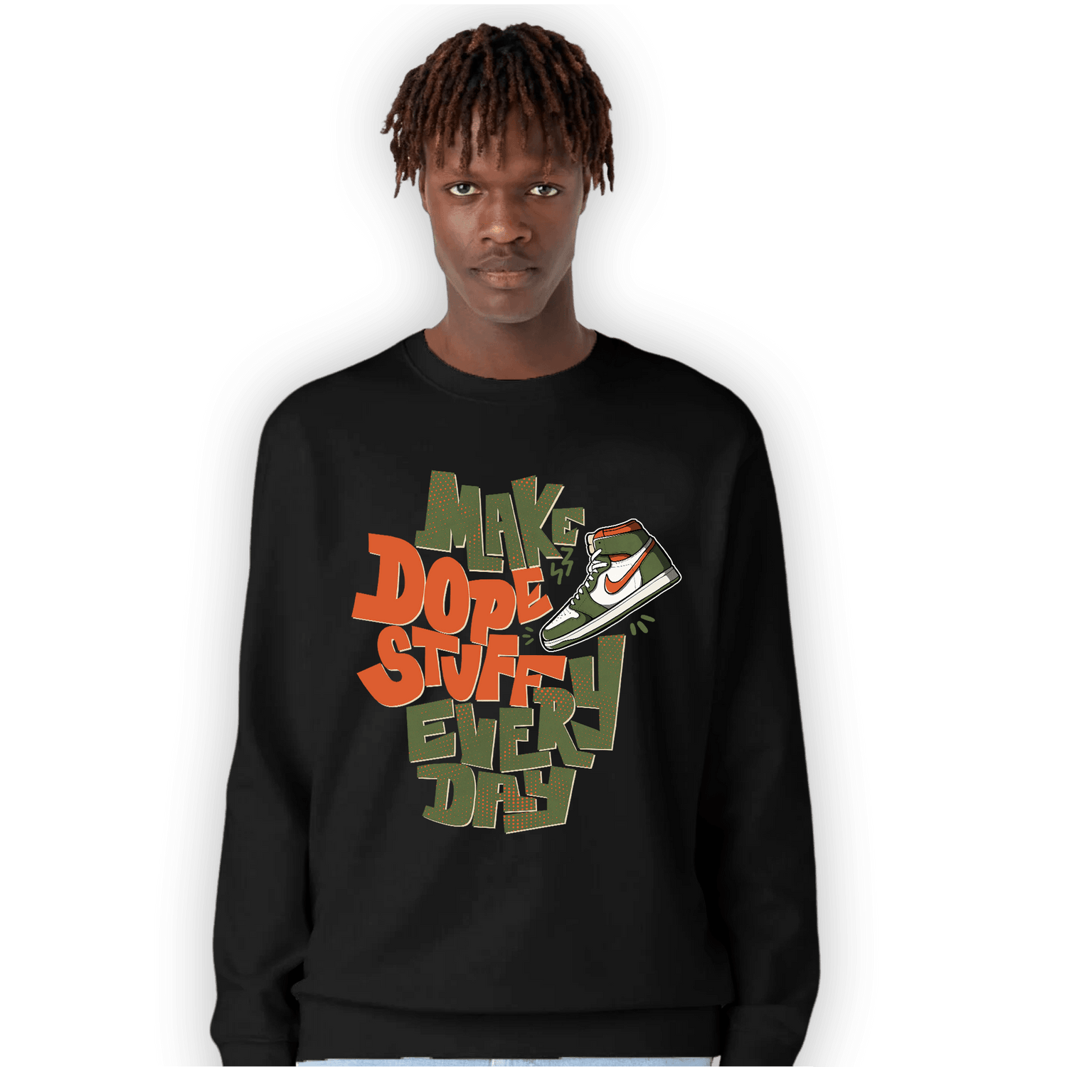 High OG Celadon 1s Sweatshirt Match Dope Sneaker - NastyJamz