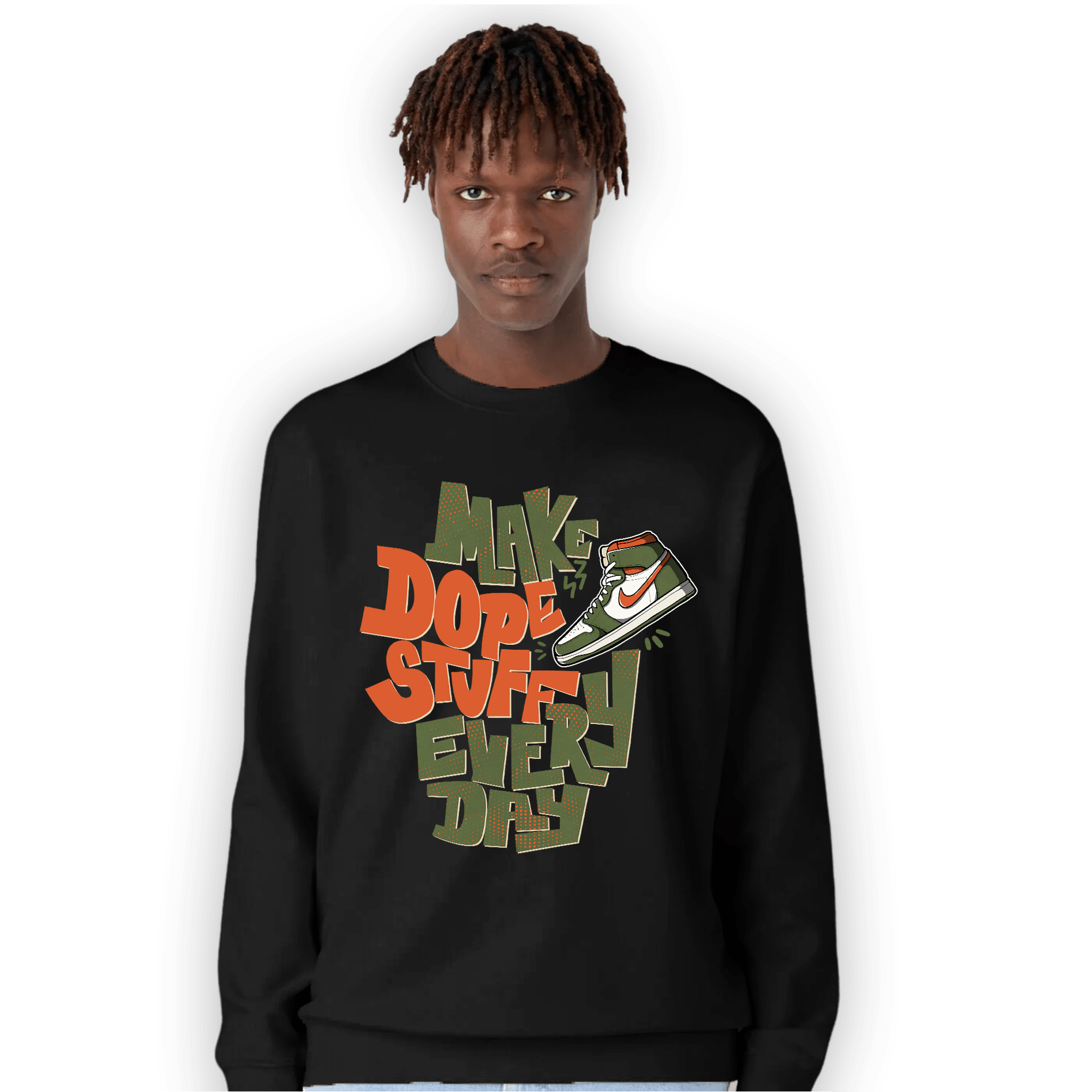 High OG Celadon 1s Sweatshirt Match Dope Sneaker - NastyJamz