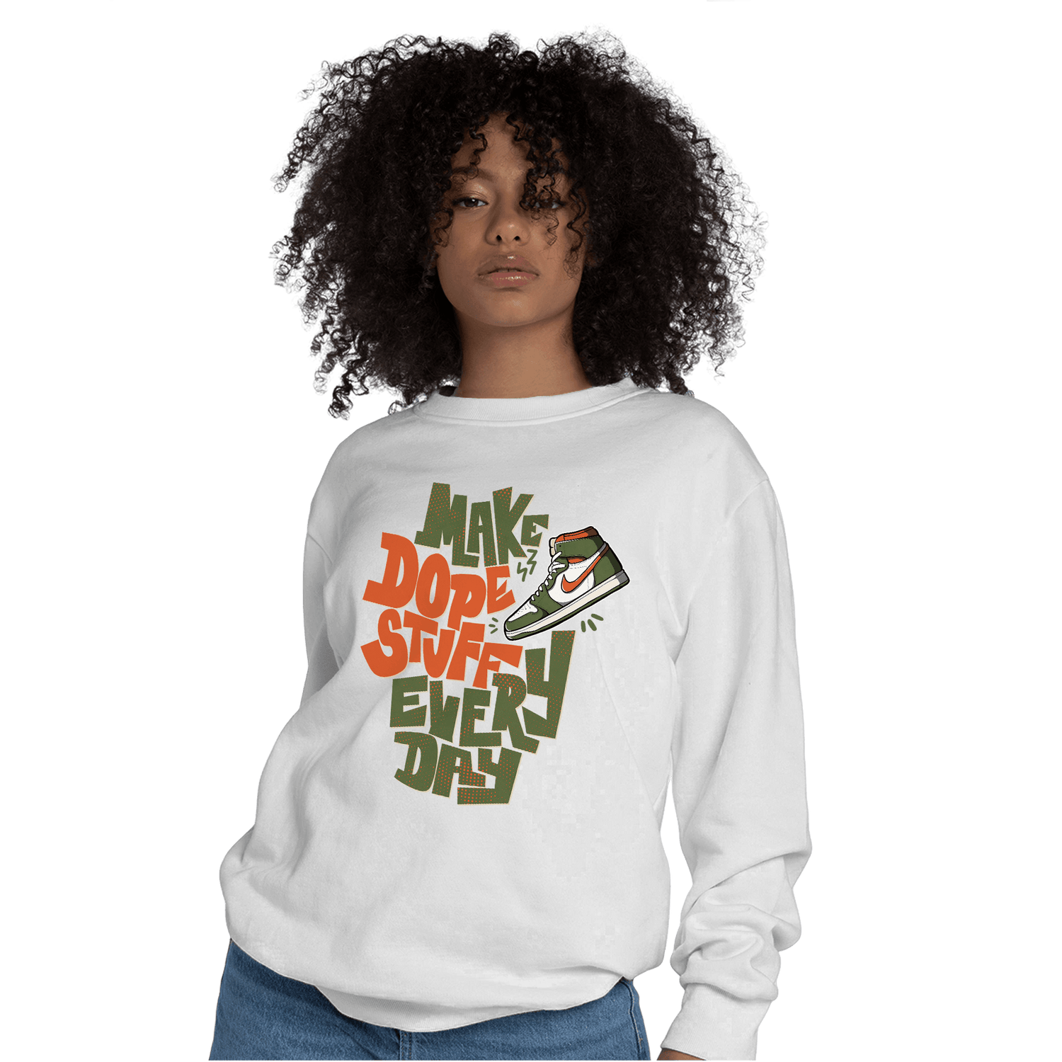 High OG Celadon 1s Sweatshirt Match Dope Sneaker - NastyJamz