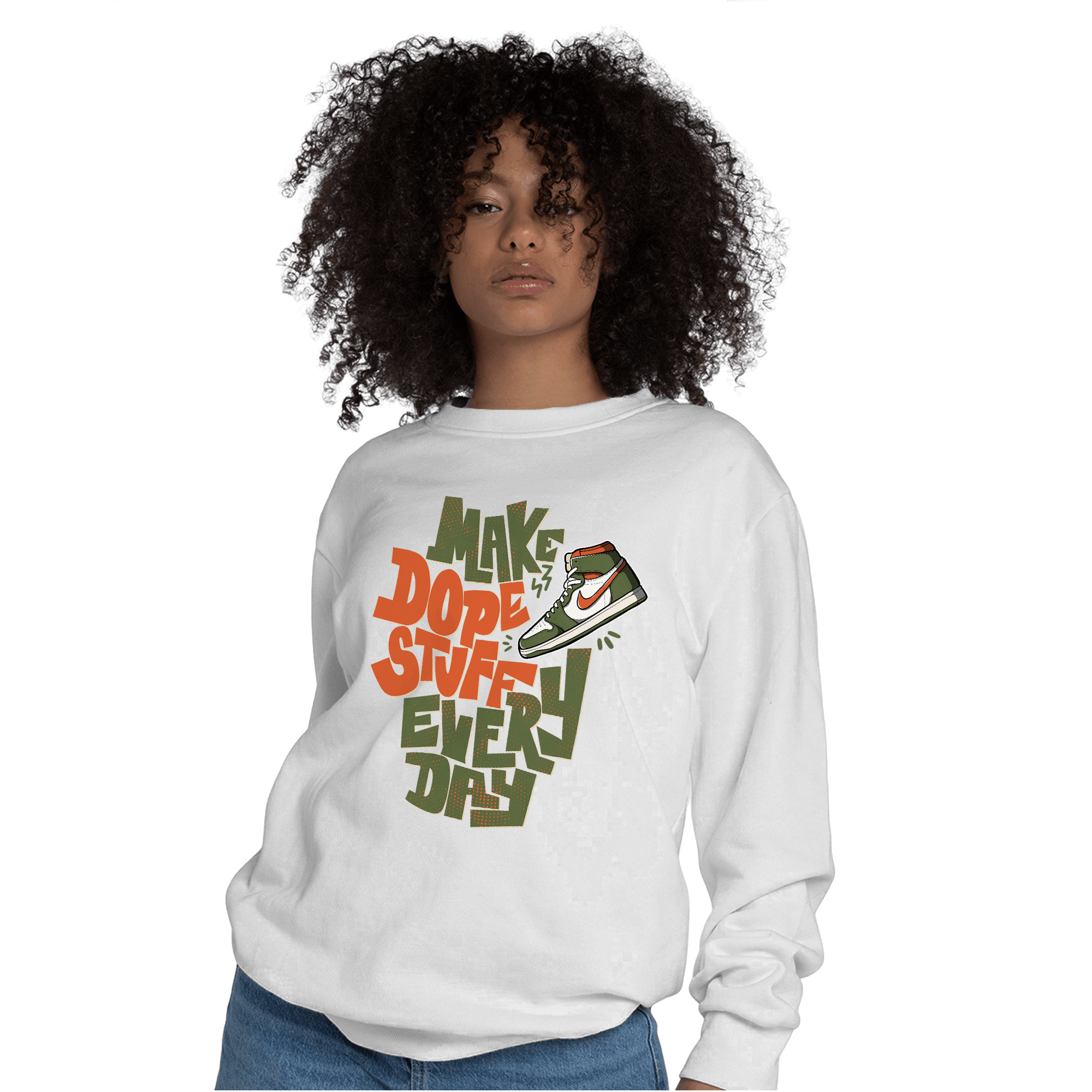 High OG Celadon 1s Sweatshirt Match Dope Sneaker - NastyJamz