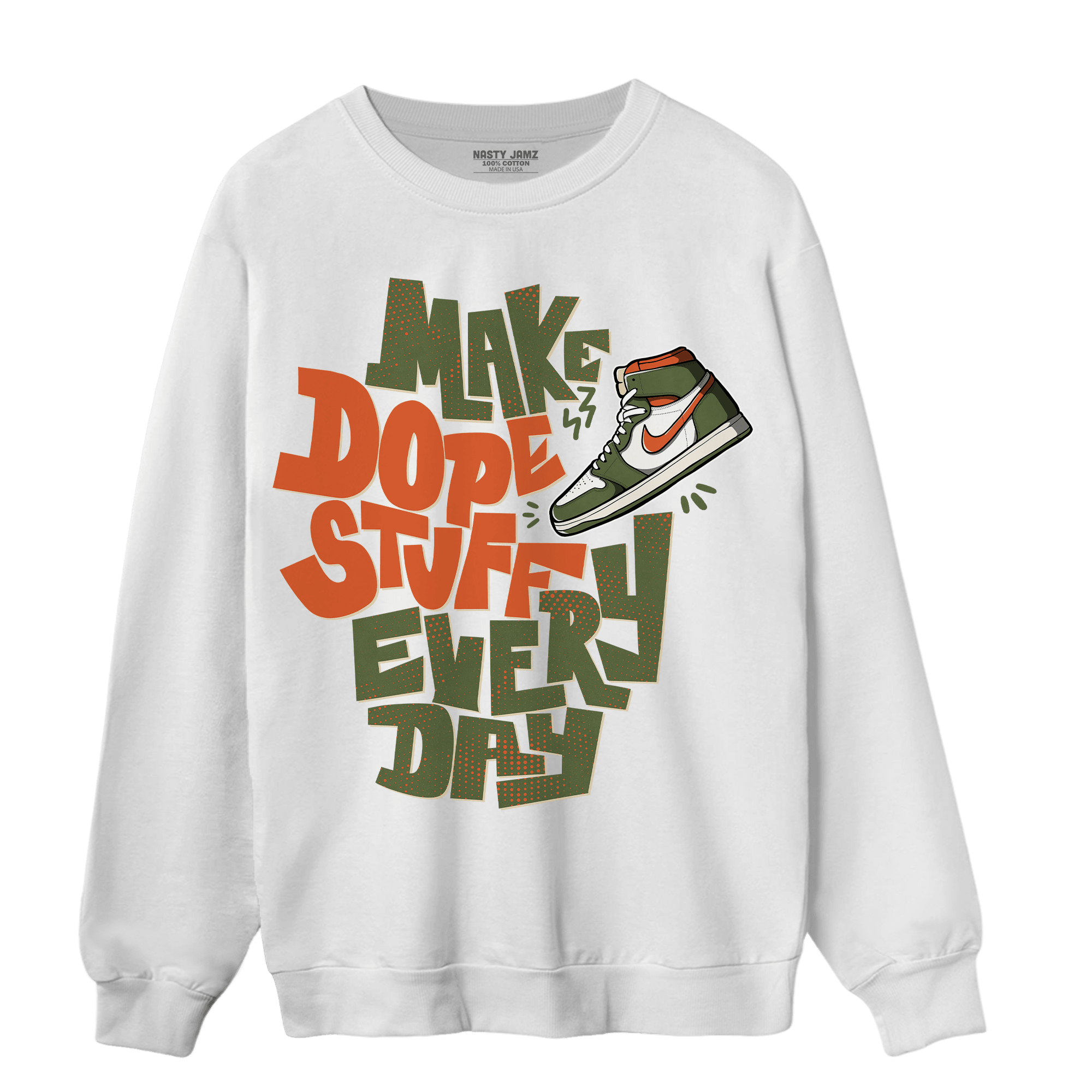 High OG Celadon 1s Sweatshirt Match Dope Sneaker - NastyJamz