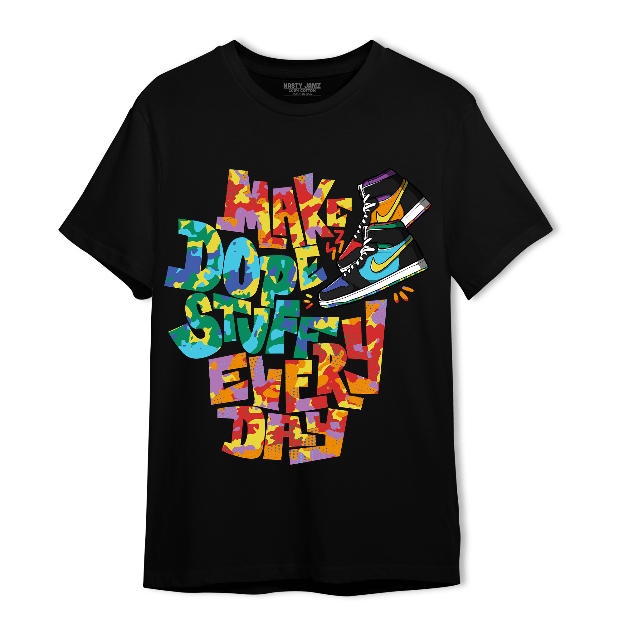 Mid GS Six Championships 1s T Shirt Match Dope Sneaker - NastyJamz