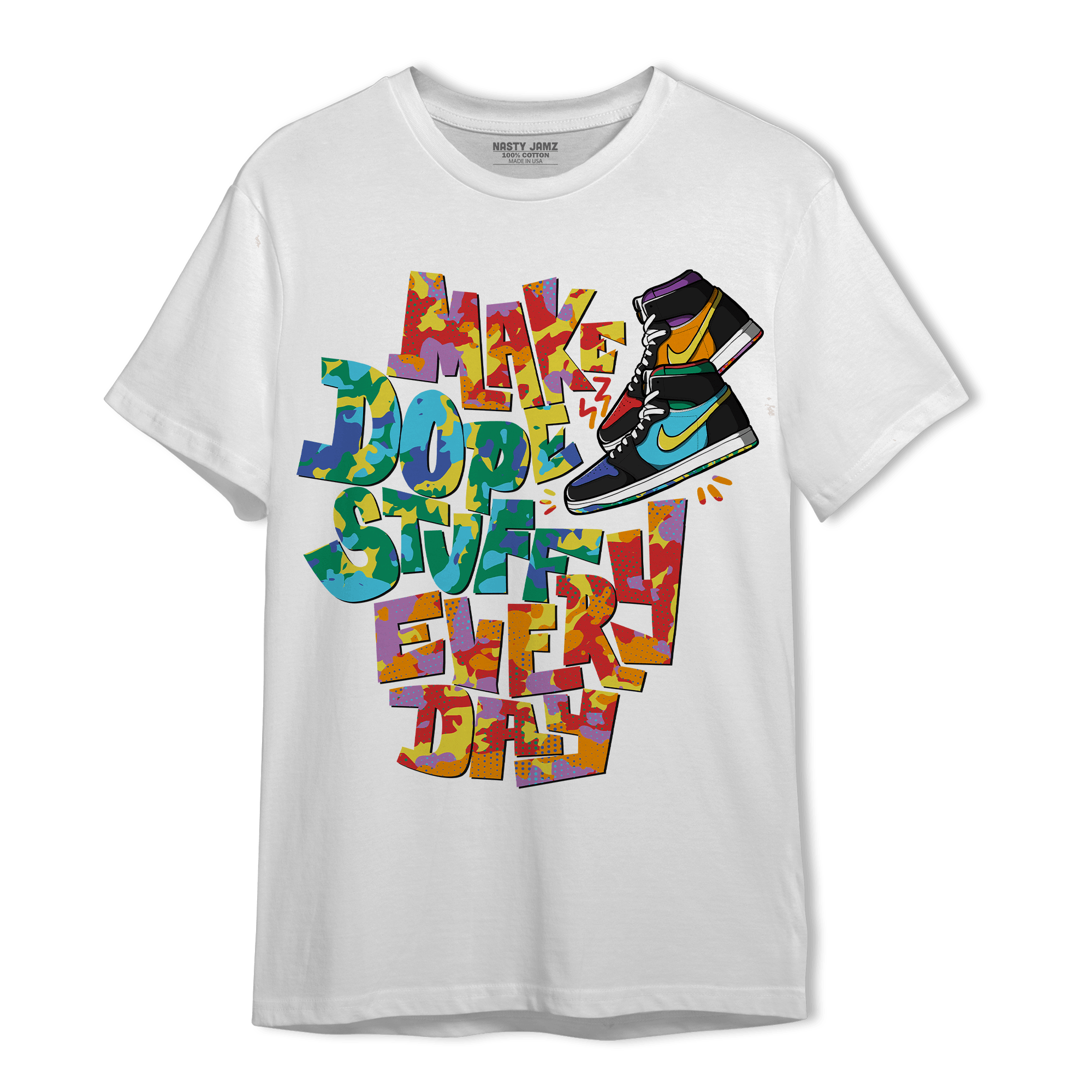 Mid GS Six Championships 1s T Shirt Match Dope Sneaker - NastyJamz