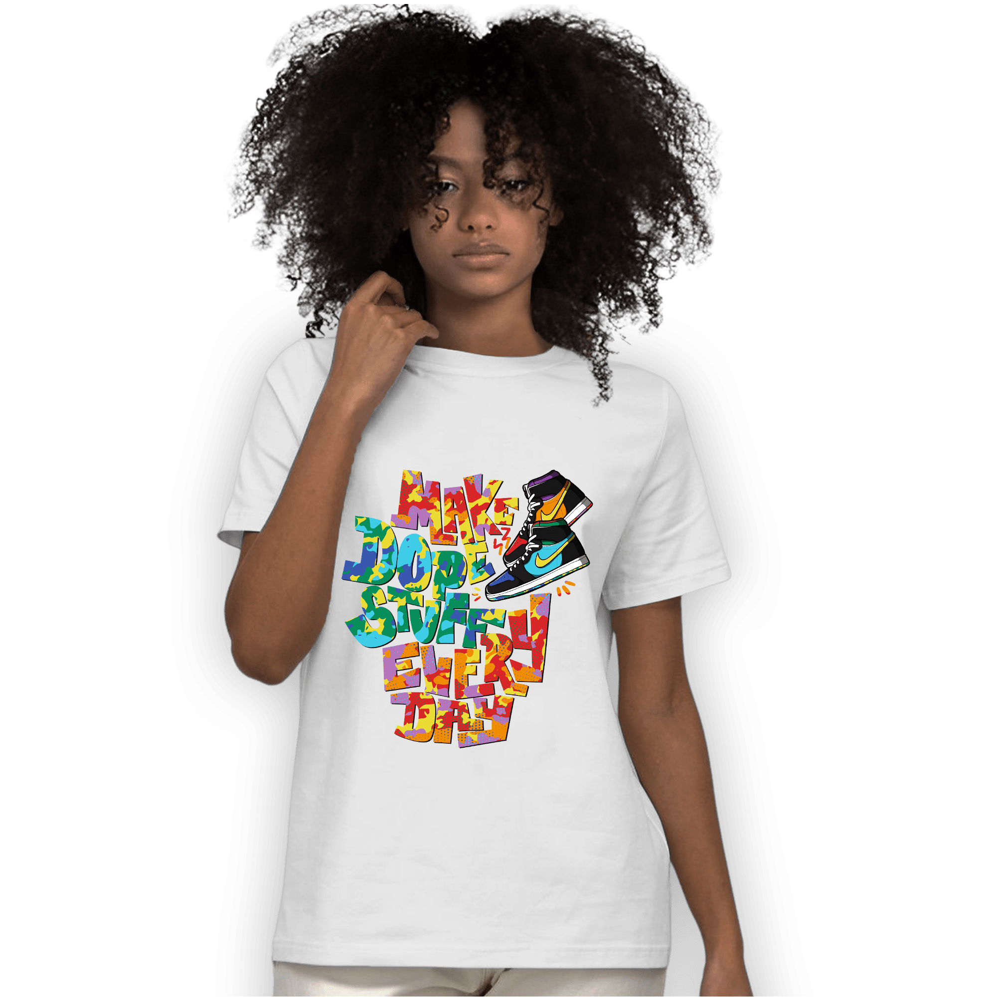 Mid GS Six Championships 1s T Shirt Match Dope Sneaker - NastyJamz