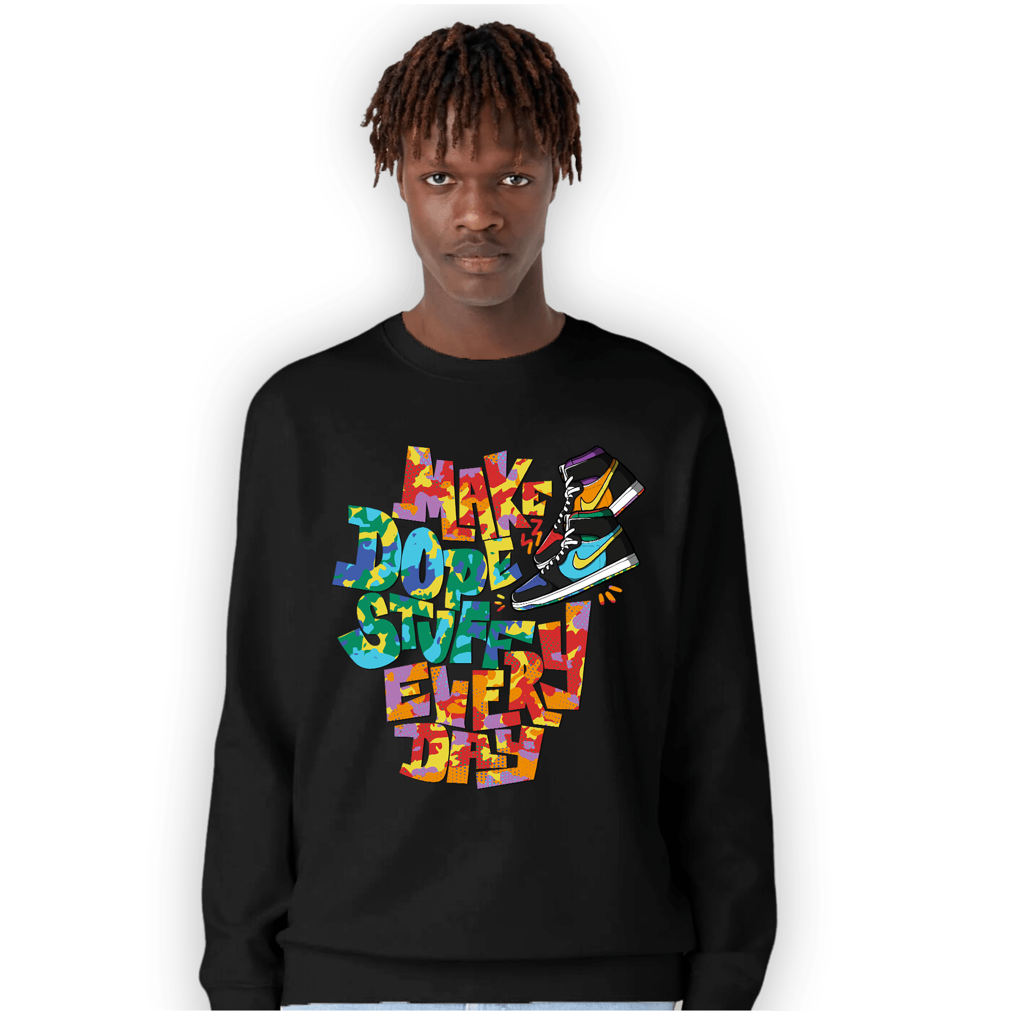 Mid GS Six Championships 1s Sweatshirt Match Dope Sneaker - NastyJamz
