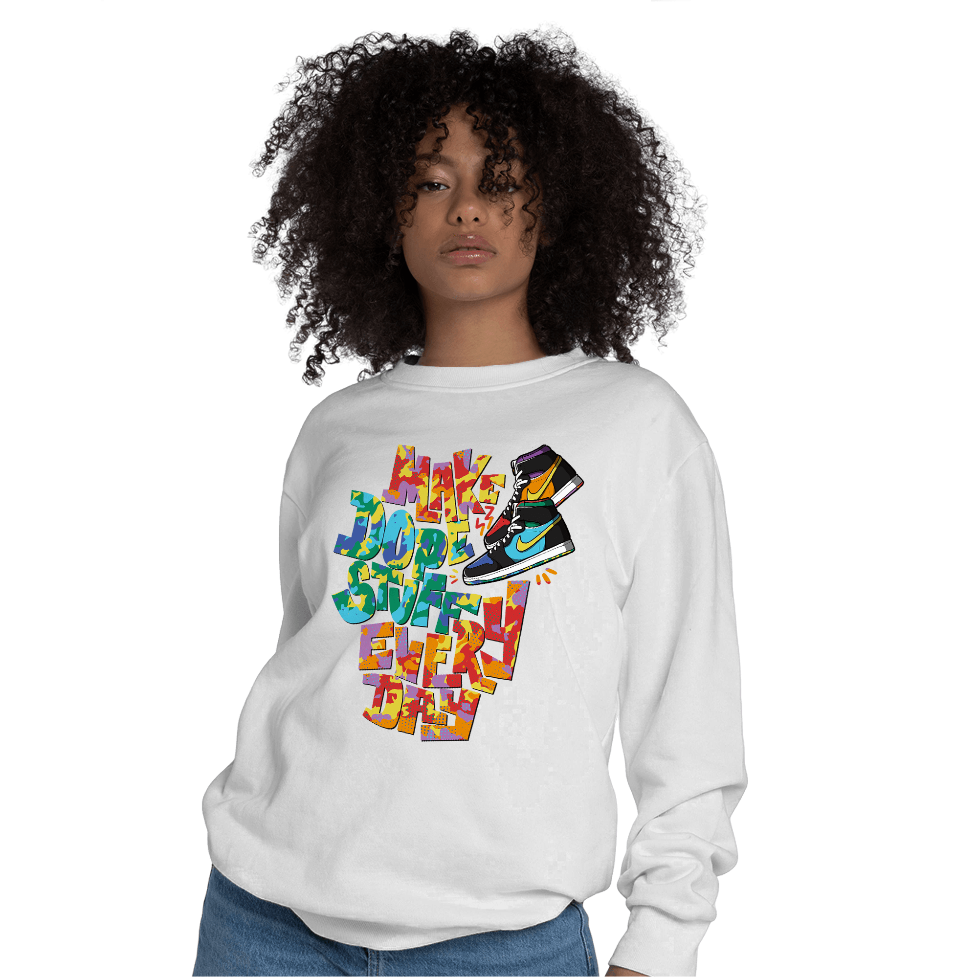 Mid GS Six Championships 1s Sweatshirt Match Dope Sneaker - NastyJamz