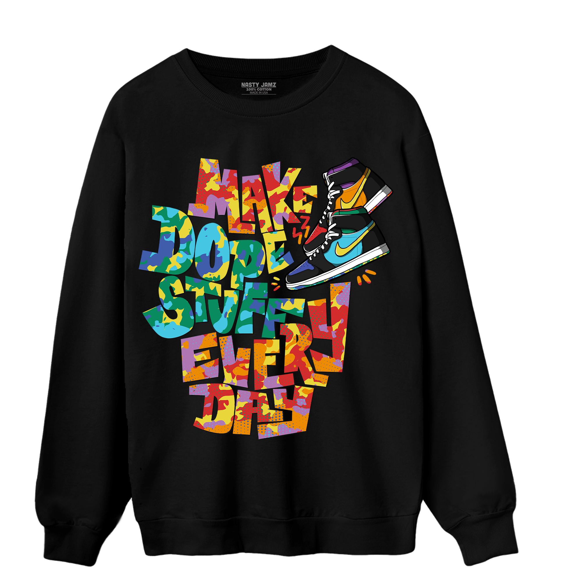 Mid GS Six Championships 1s Sweatshirt Match Dope Sneaker - NastyJamz