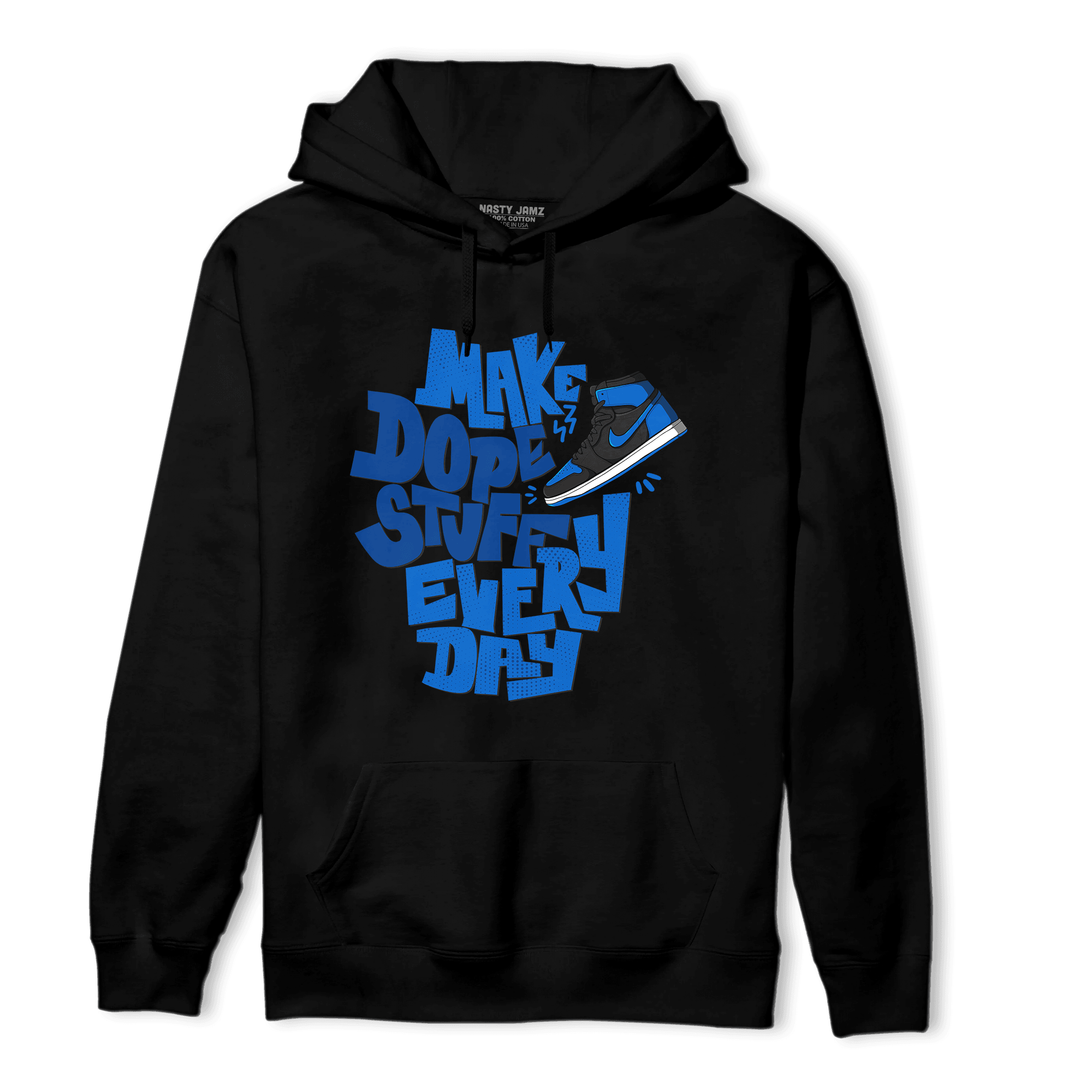 Royal Reimagined 1s Hoodie Match Dope Sneaker - NastyJamz