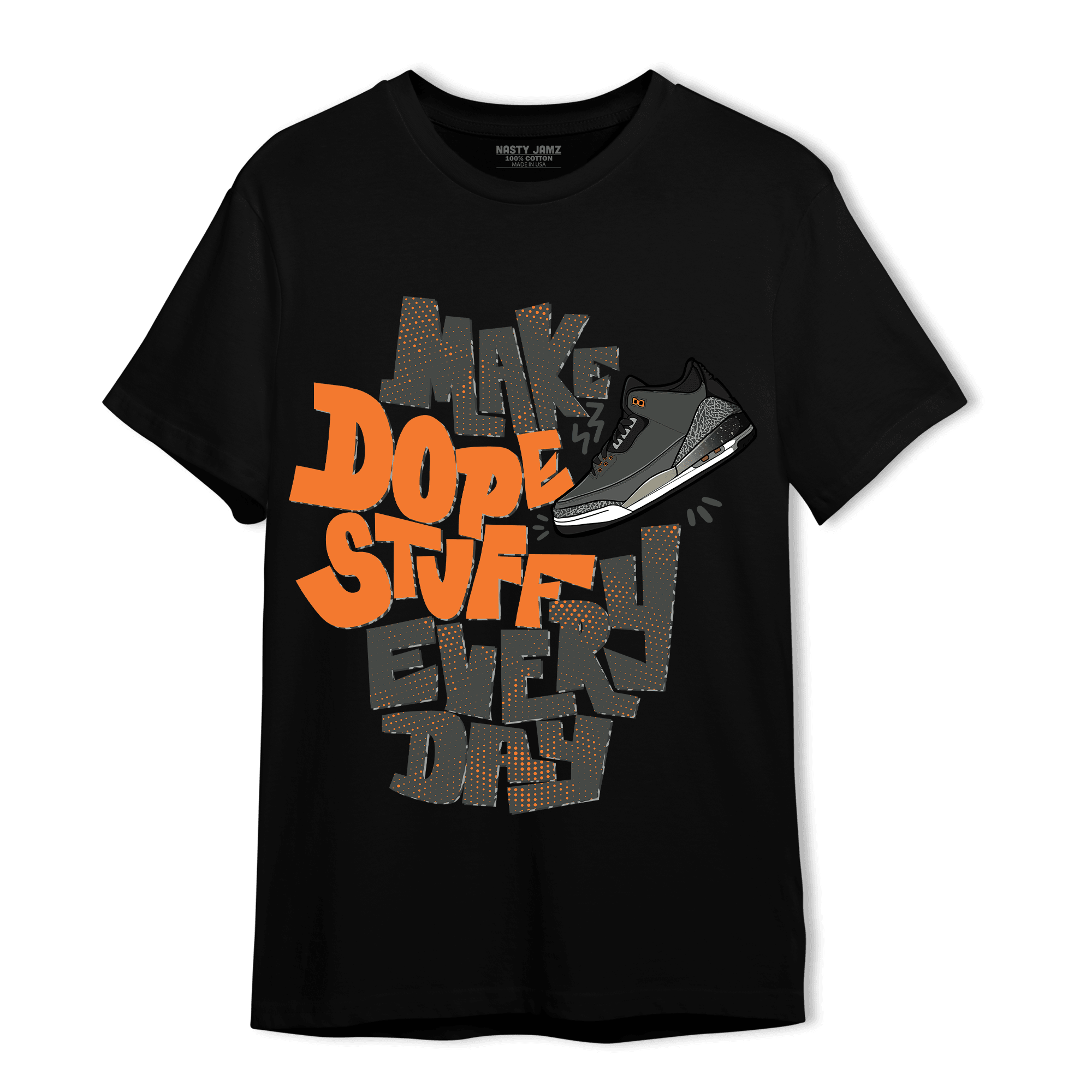 Fear Pack 3s T Shirt Match Dope Sneaker - NastyJamz